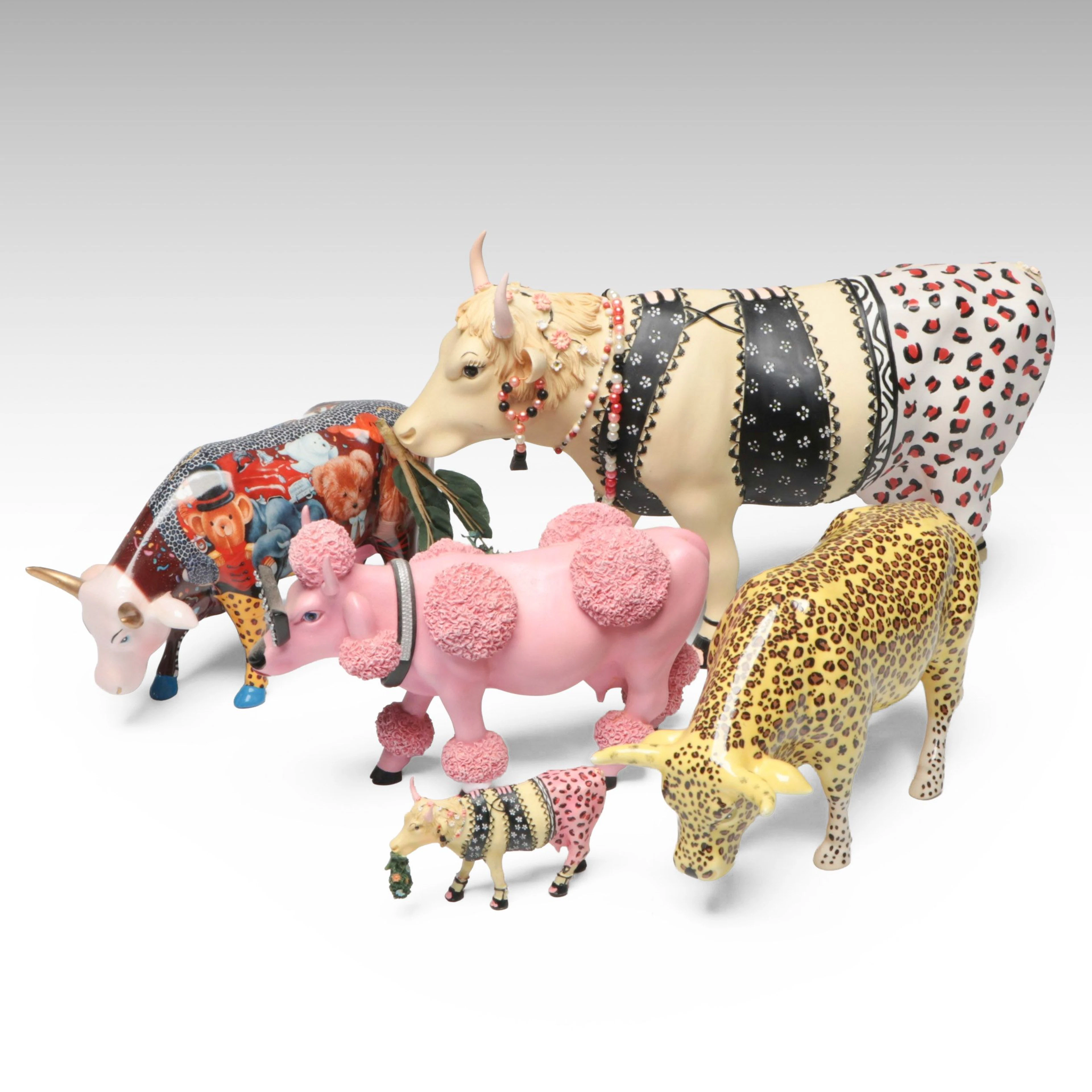 CowParade "French Moodle" and More Cow Figurines