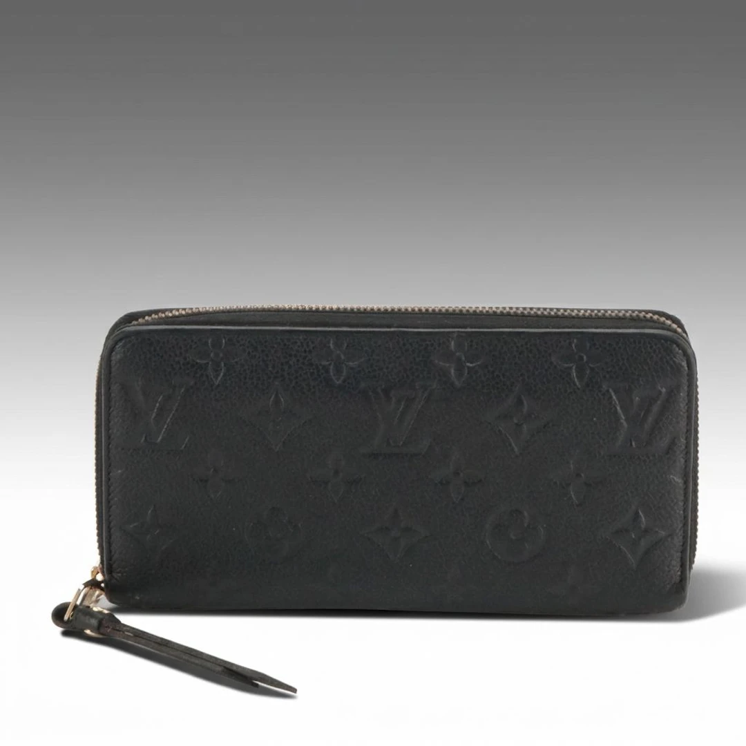 Louis Vuitton Portefeuille Secrete Long in Monogram Empreinte Leather with Box