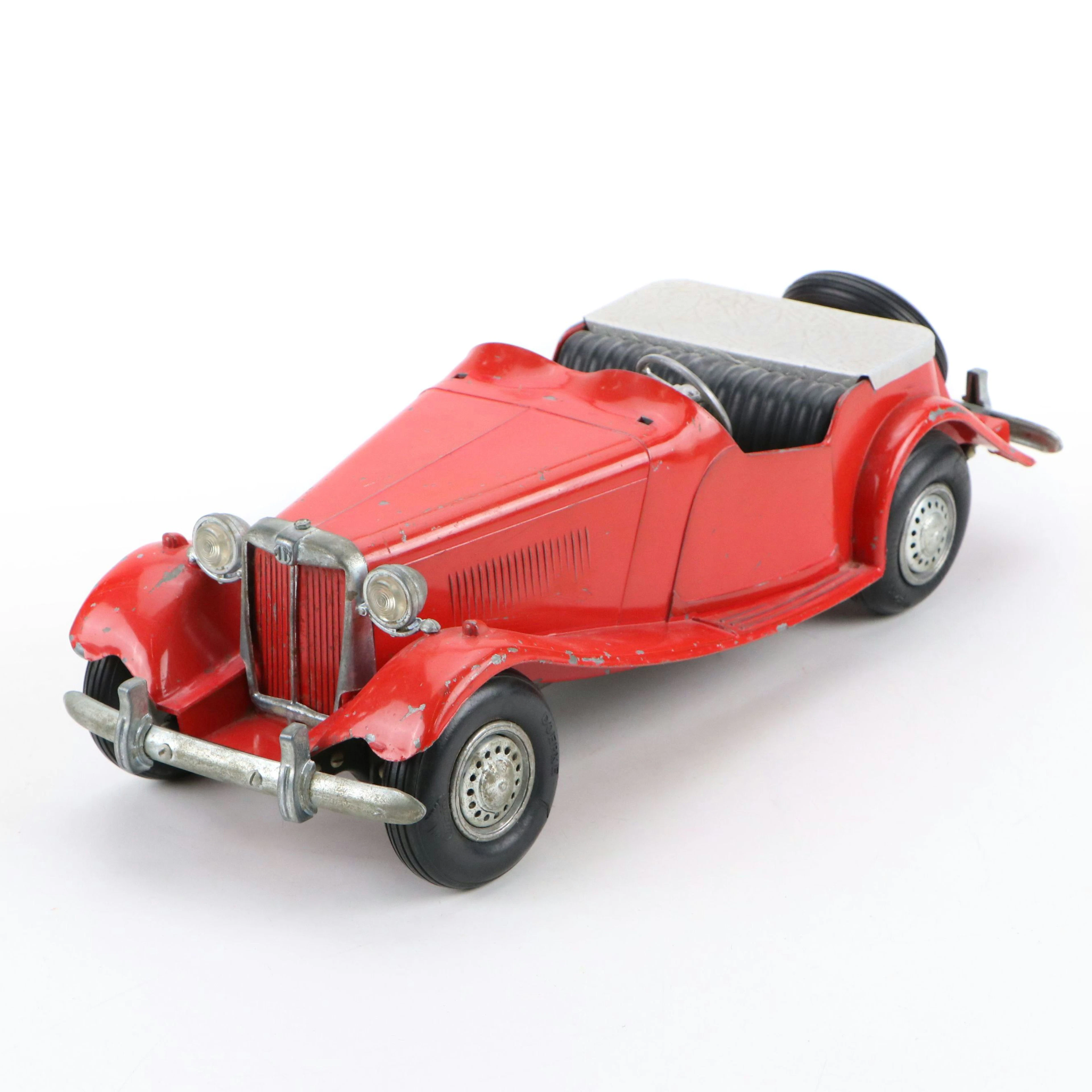 Doepke Model Toys Pressed Steel MG Roadster, Mid-20th Century