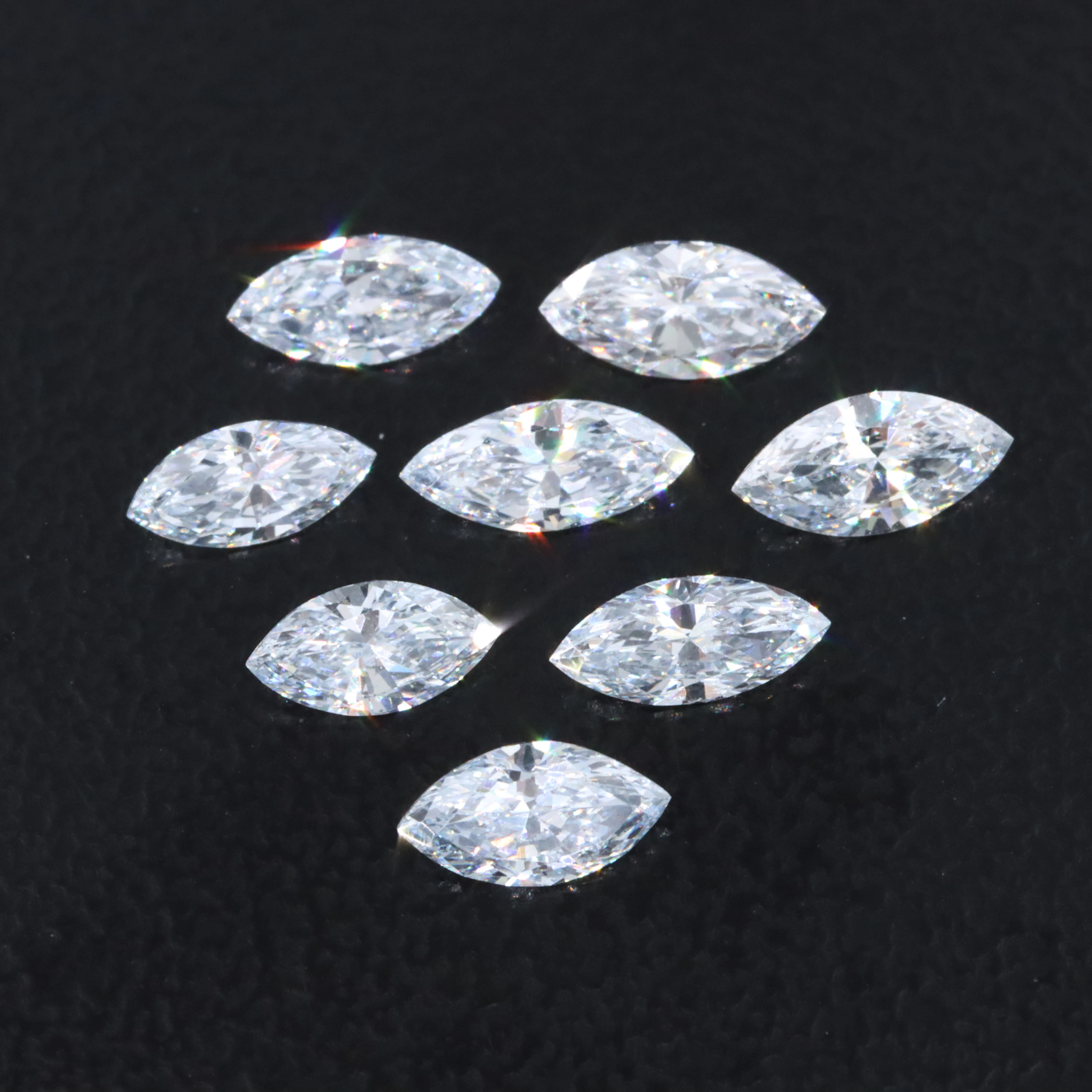 Loose 1.50 CTW Fancy Blue Lab Grown Diamond Lot