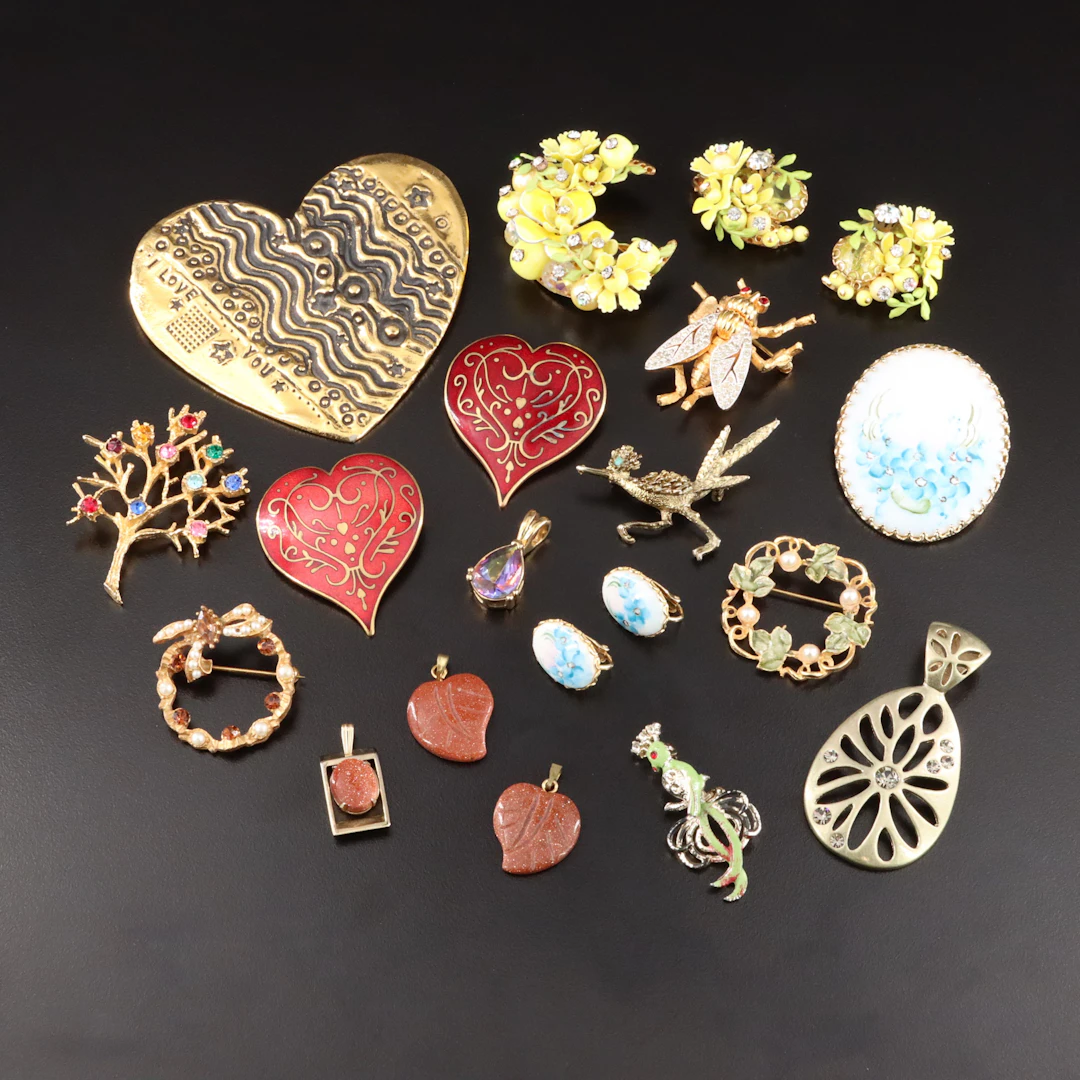 Don Drumm, Bug Brooch & Gold-Filled Featured in Vintage Jewelry Collection