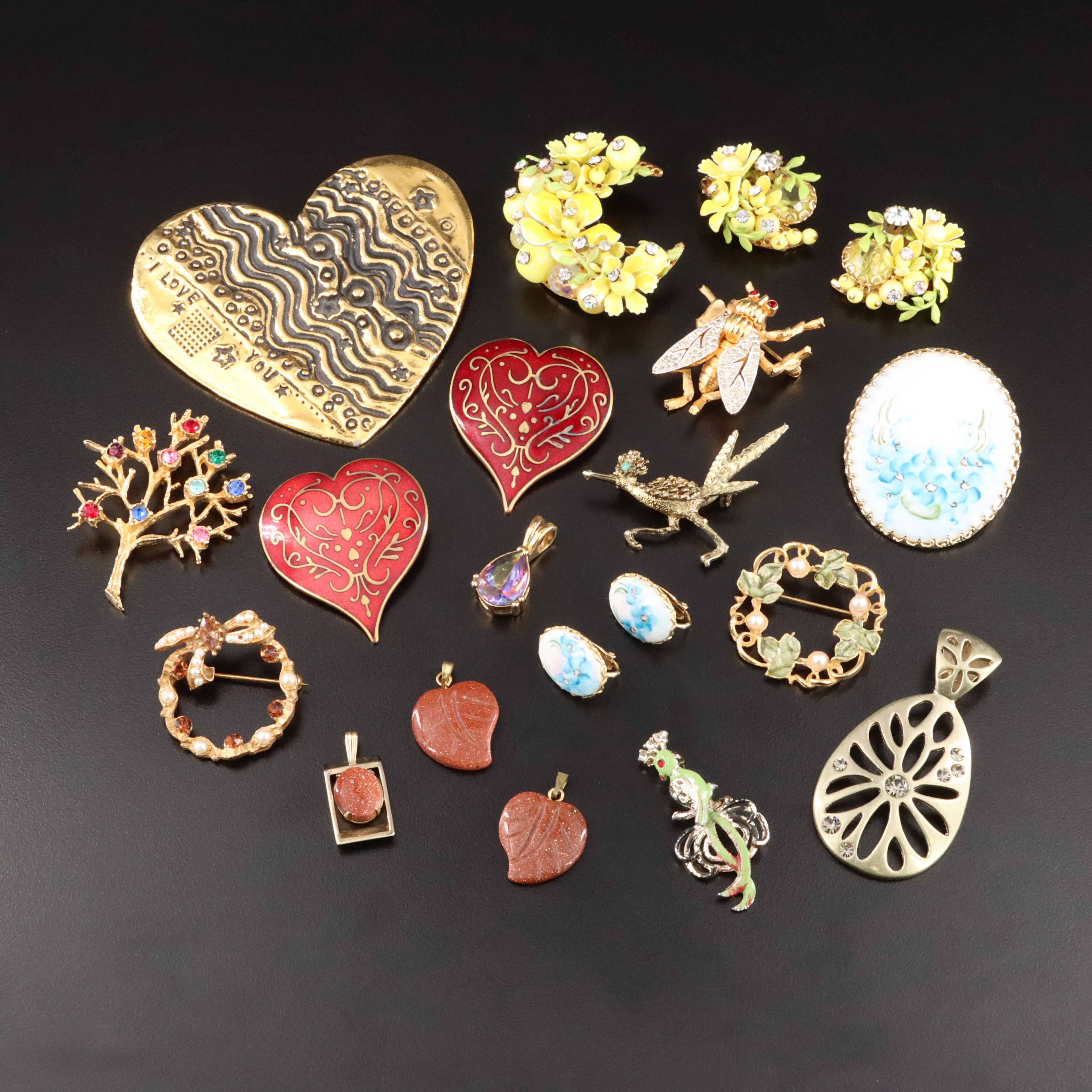 Don Drumm, Bug Brooch & Gold-Filled Featured in Vintage Jewelry Collection