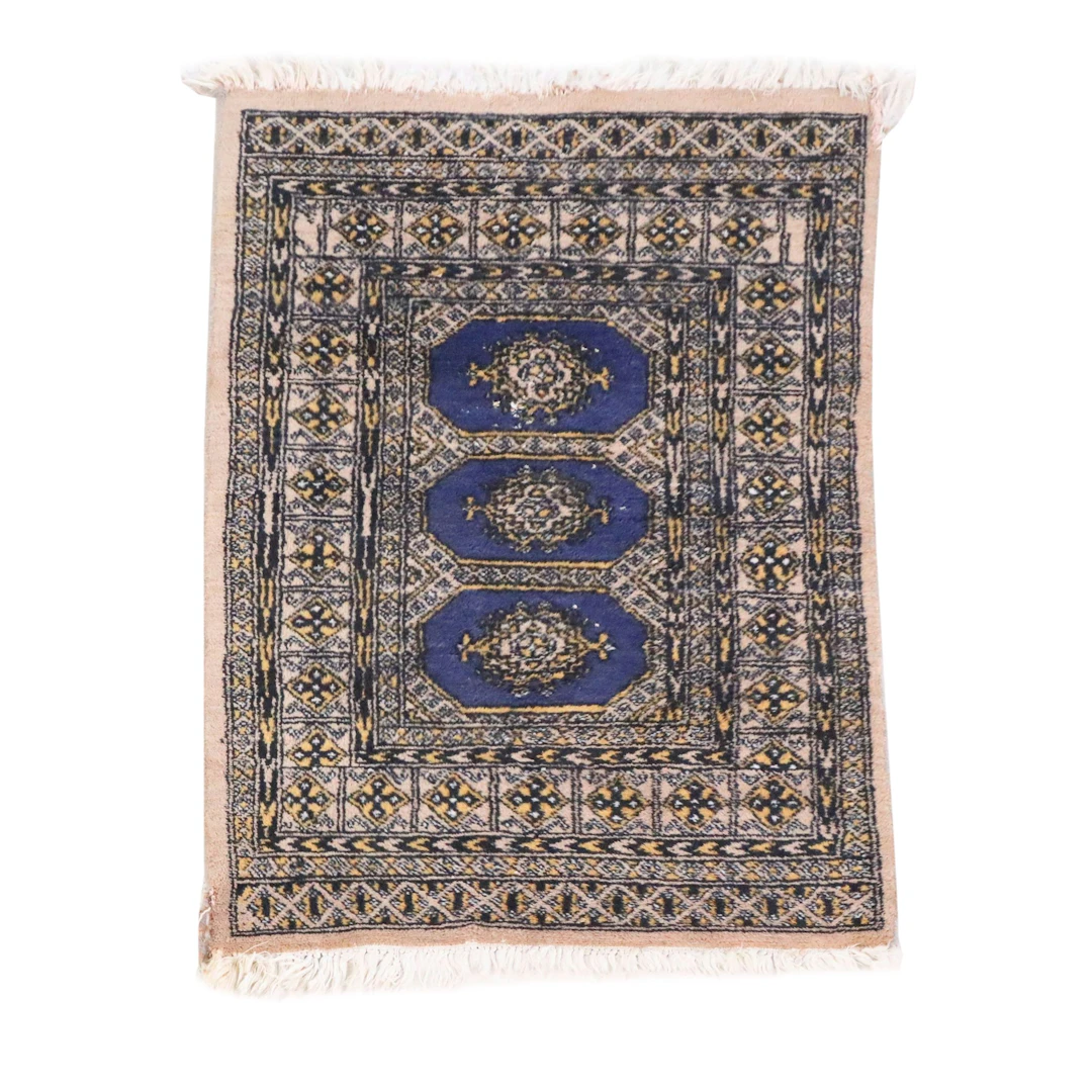 2'8 x 4'2 Hand-Knotted Persian Chenar Accent Rug