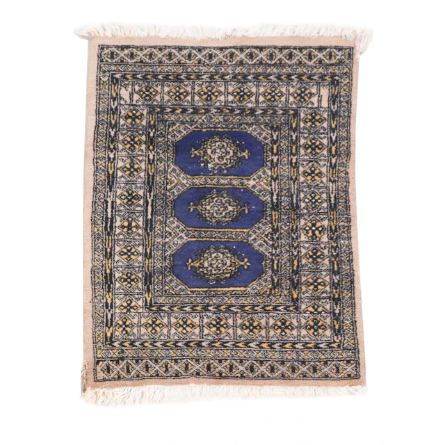 2'8 x 4'2 Hand-Knotted Persian Chenar Accent Rug