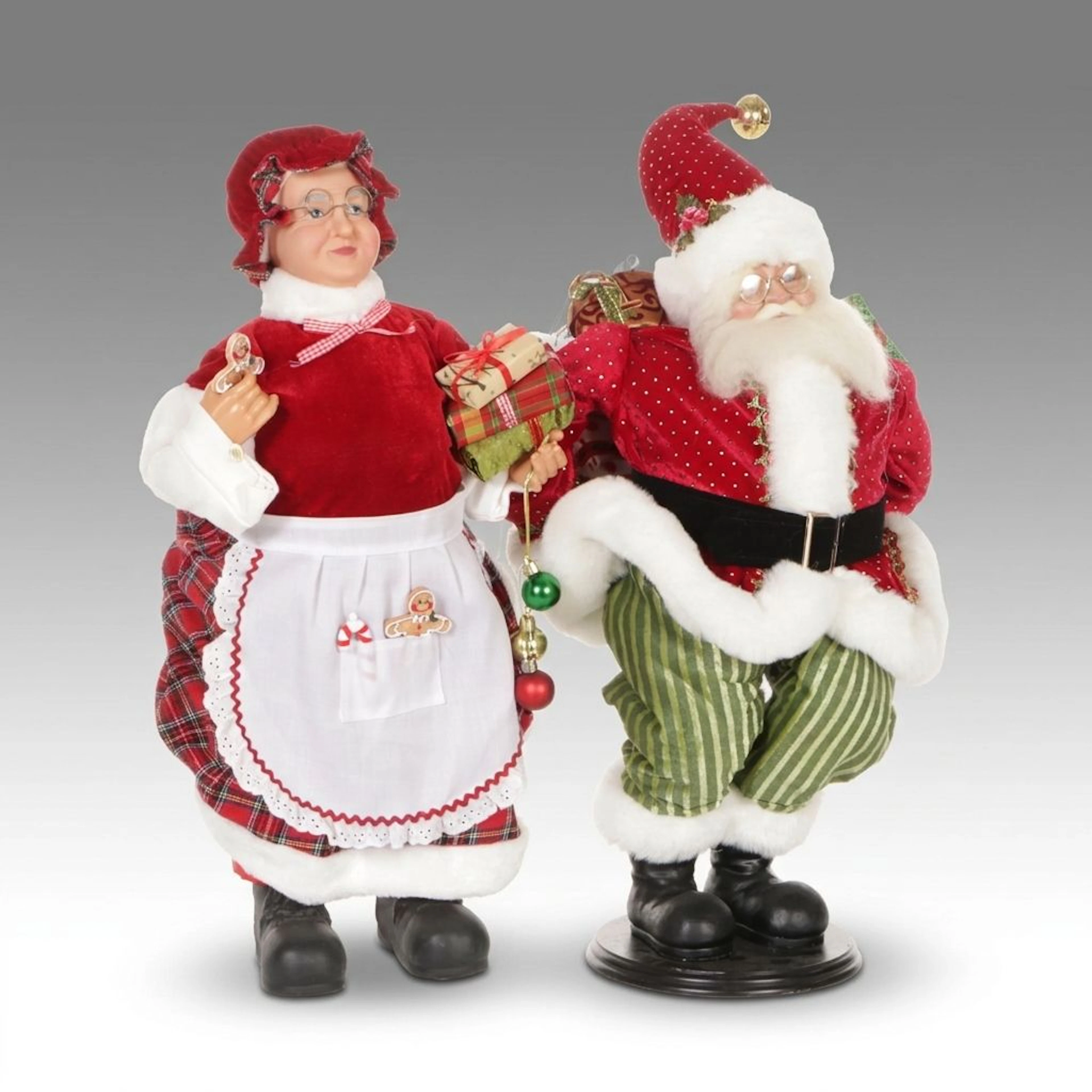 Frontgate Holiday Collection Santa with Mrs. Clause