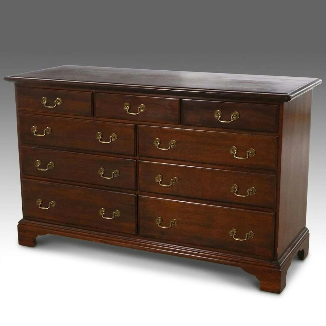 Chippendale Style Mahogany Dresser, Late 20th Century