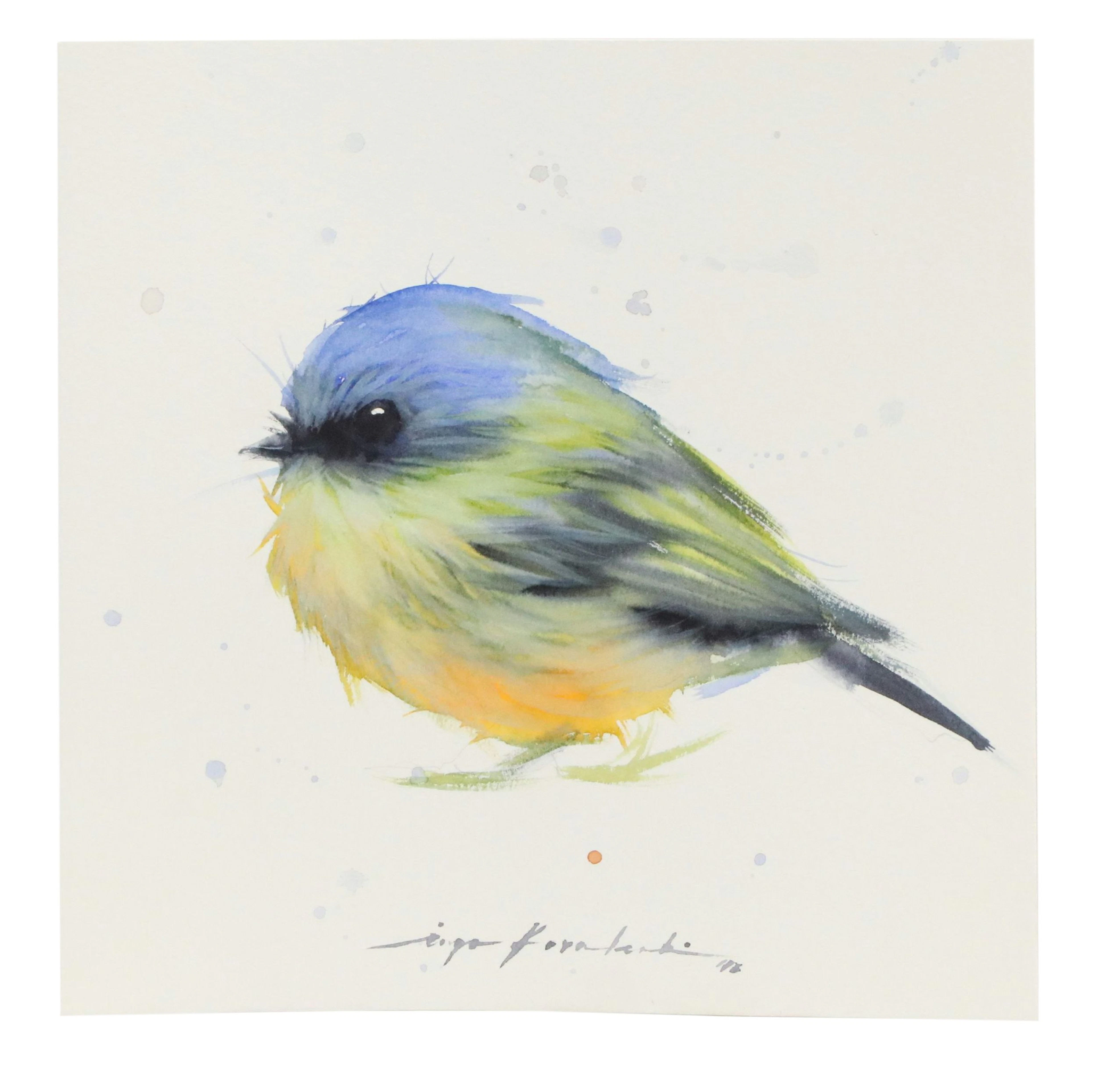 Inga Kovalenko Watercolor Painting of Bird, 2026
