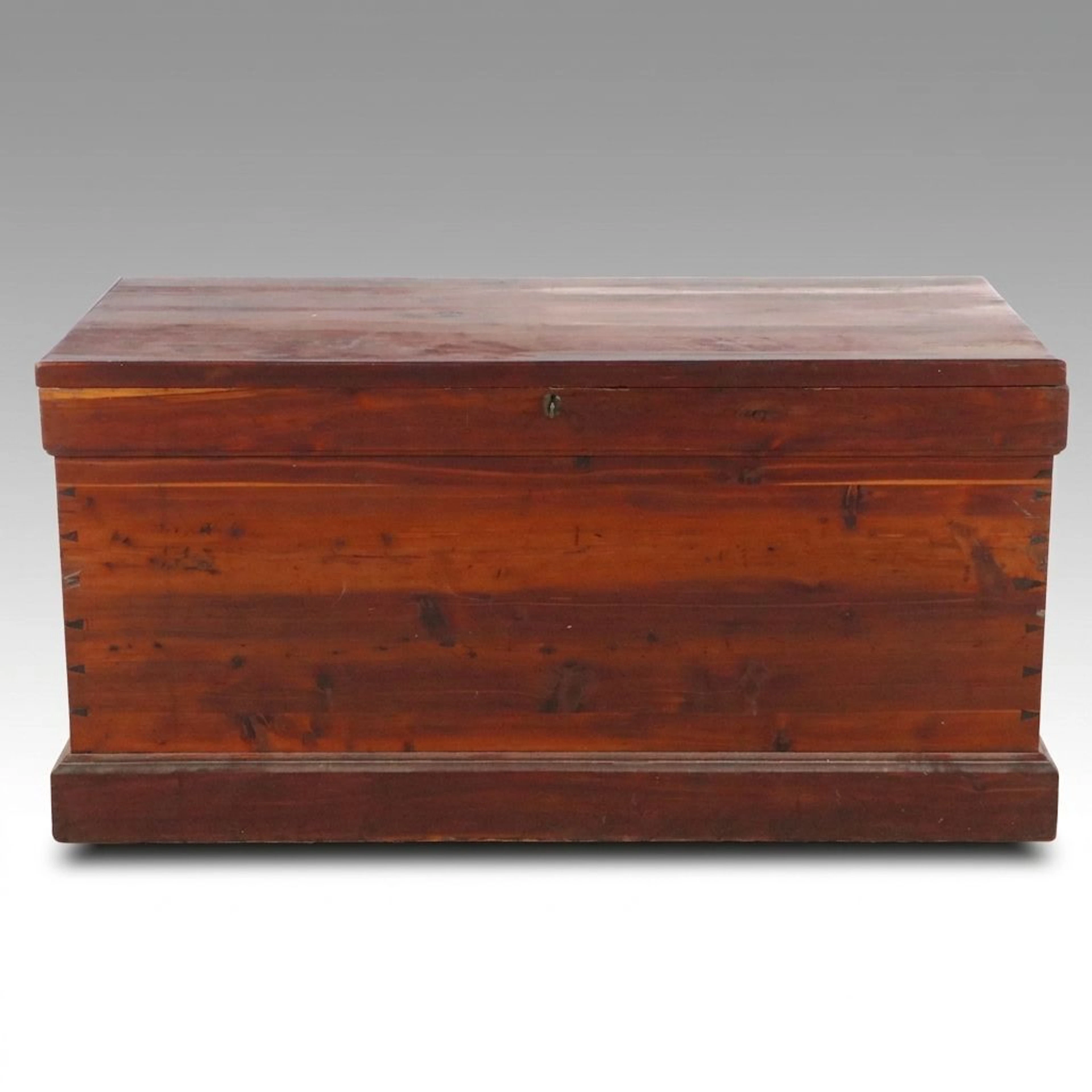 Federal Style Wooden Blanket Chest, Late 19th to Early 20th Century