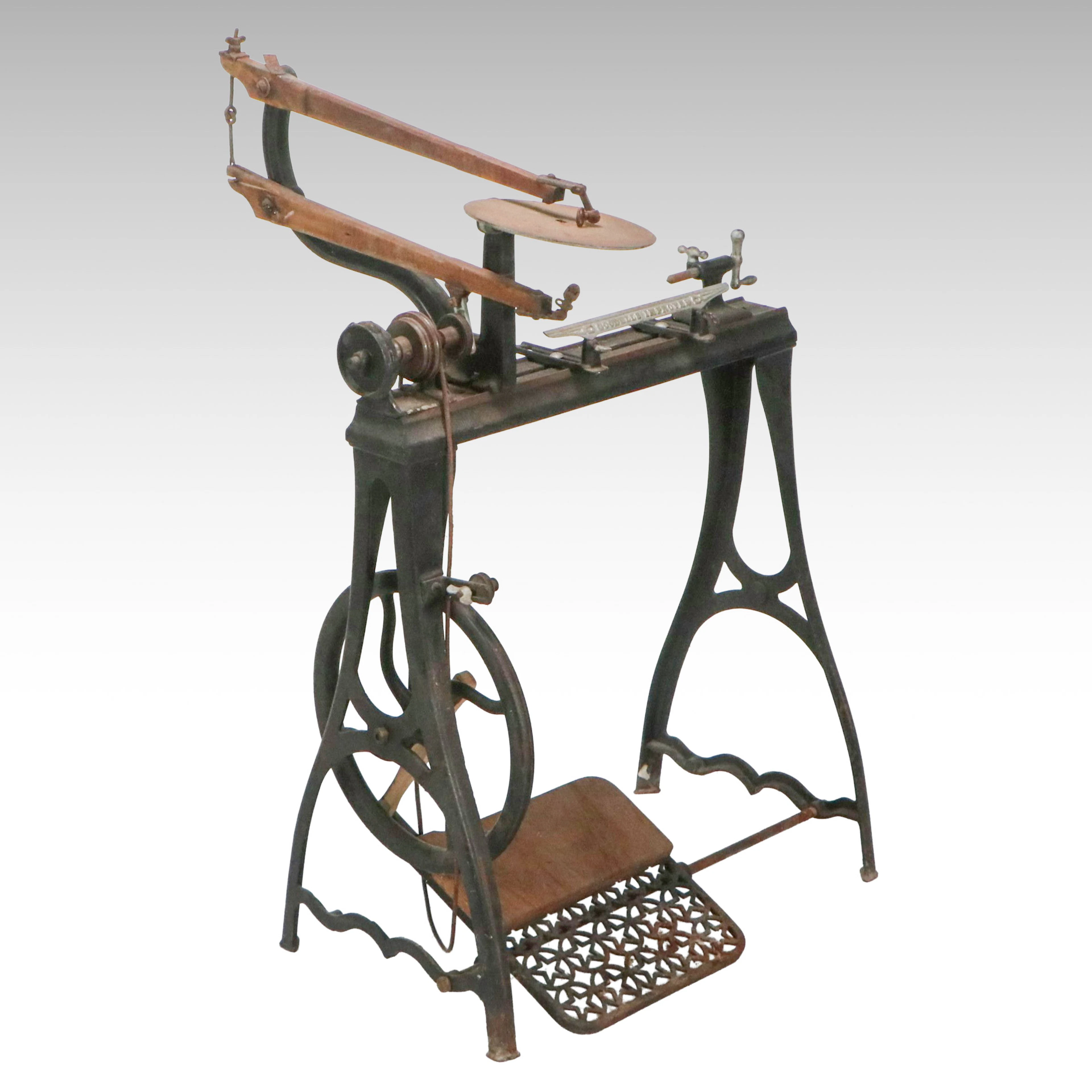 Goodell's Improved Cast Iron Scroll Saw, Antique