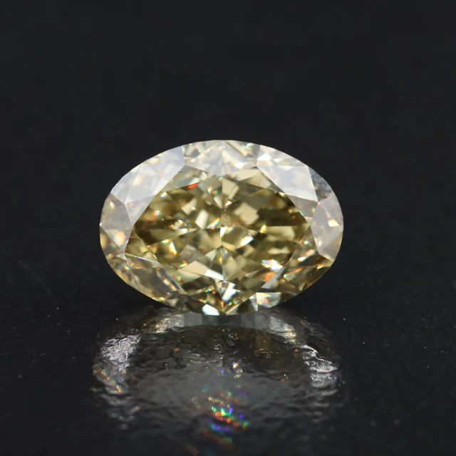 Loose 2.09 CT Lab Grown Fancy Yellow Diamond
