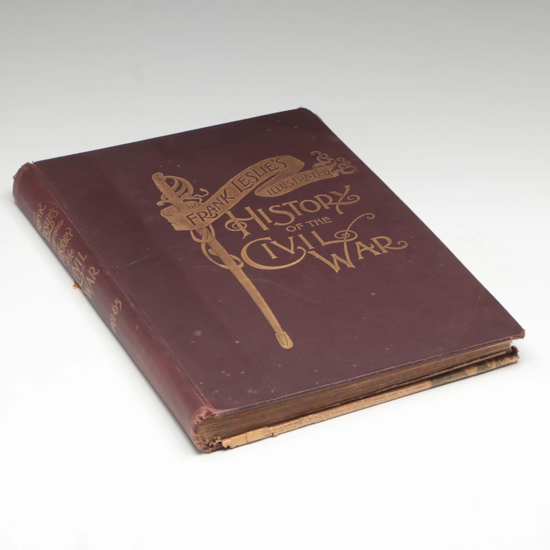 Victorian "Frank Leslie's Illustrated History of the Civil War, " Late 19th C.