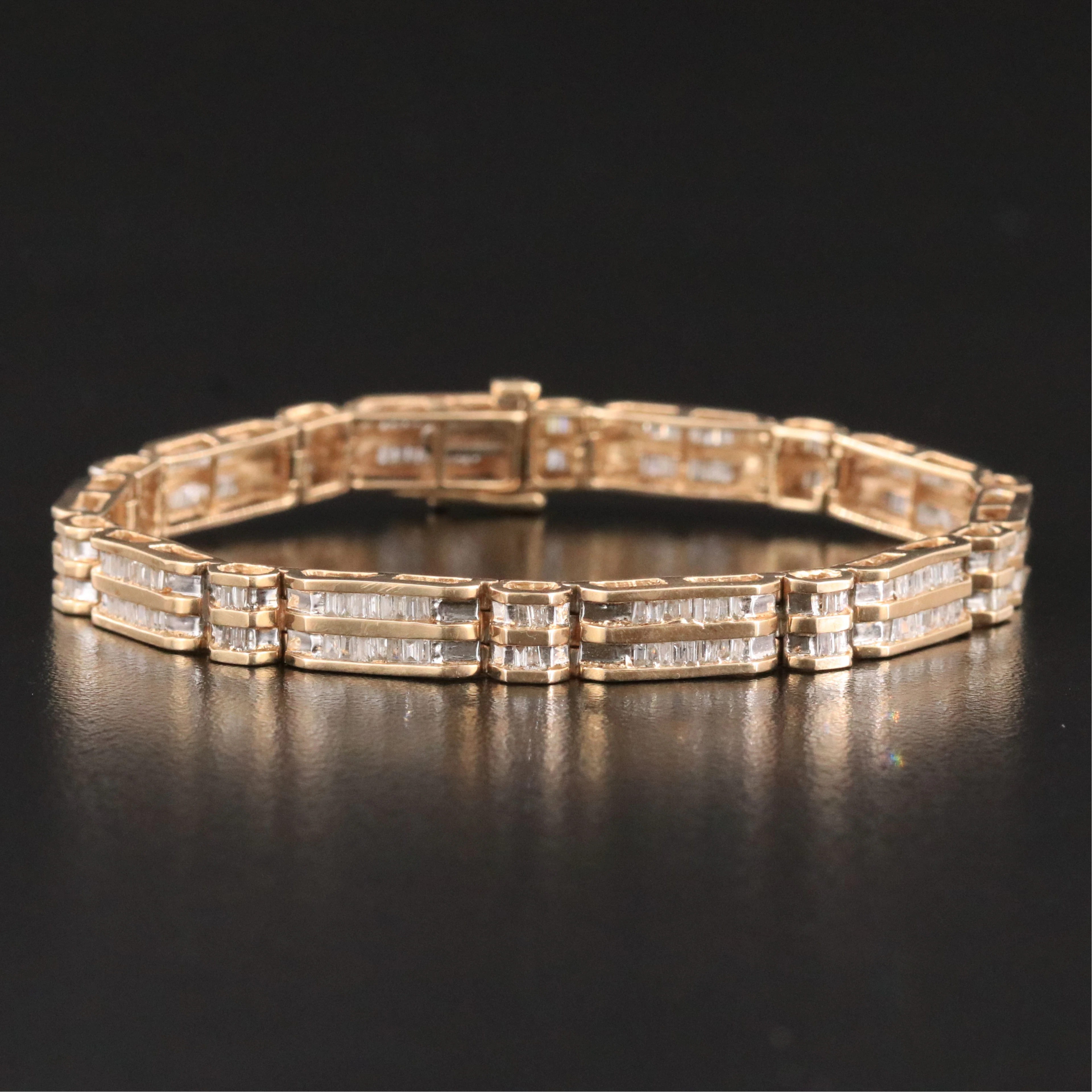 10K 3.10 CTW Diamond Bracelet