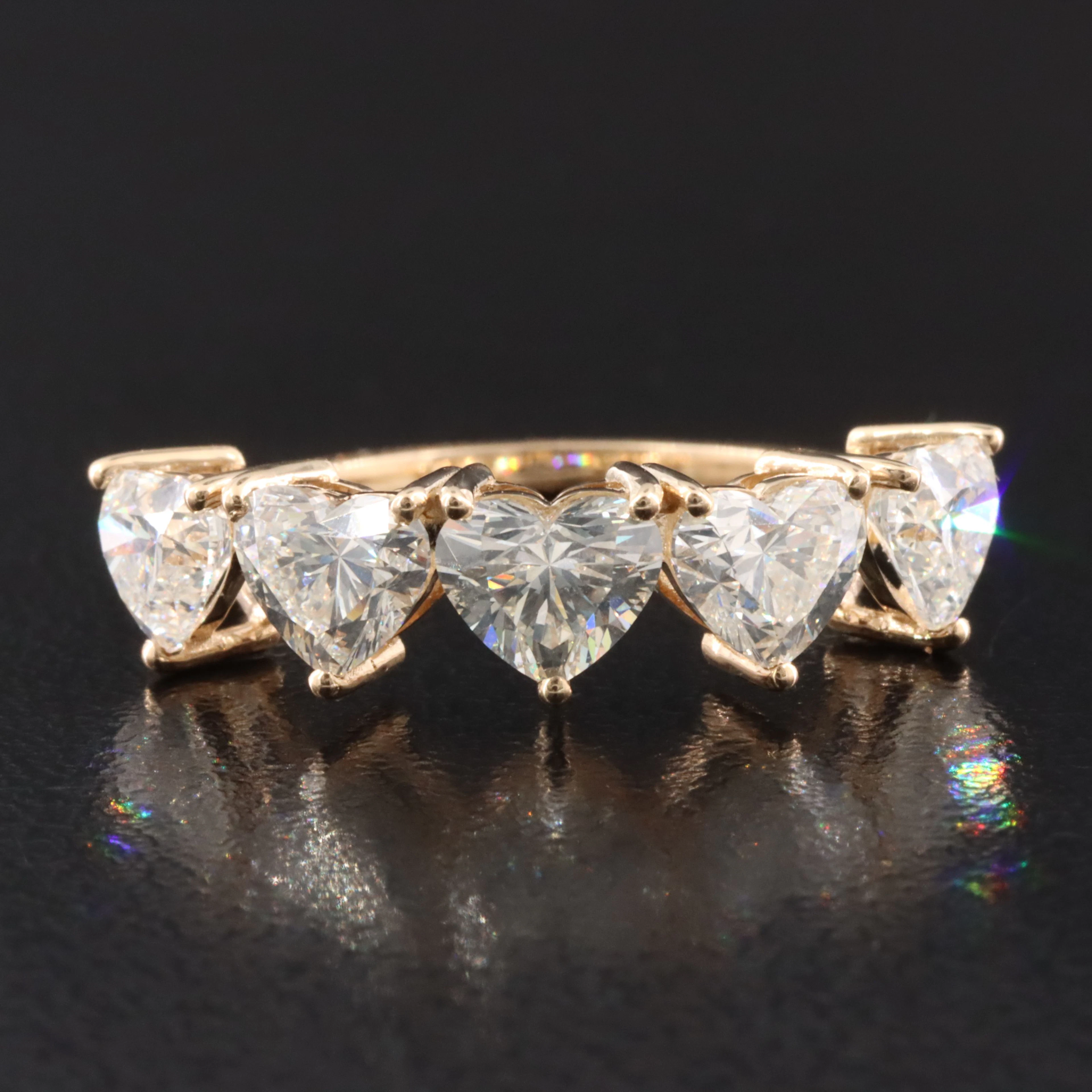 14K 2.52 CTW Diamond Ring with GIA Reports