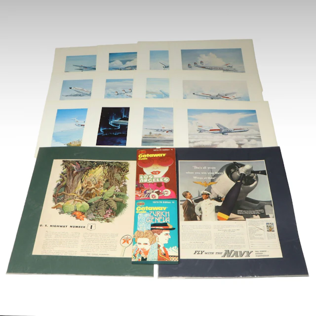 Trans World Airlines "Getaway Guide" Books with More Vintage Airline Ephemera