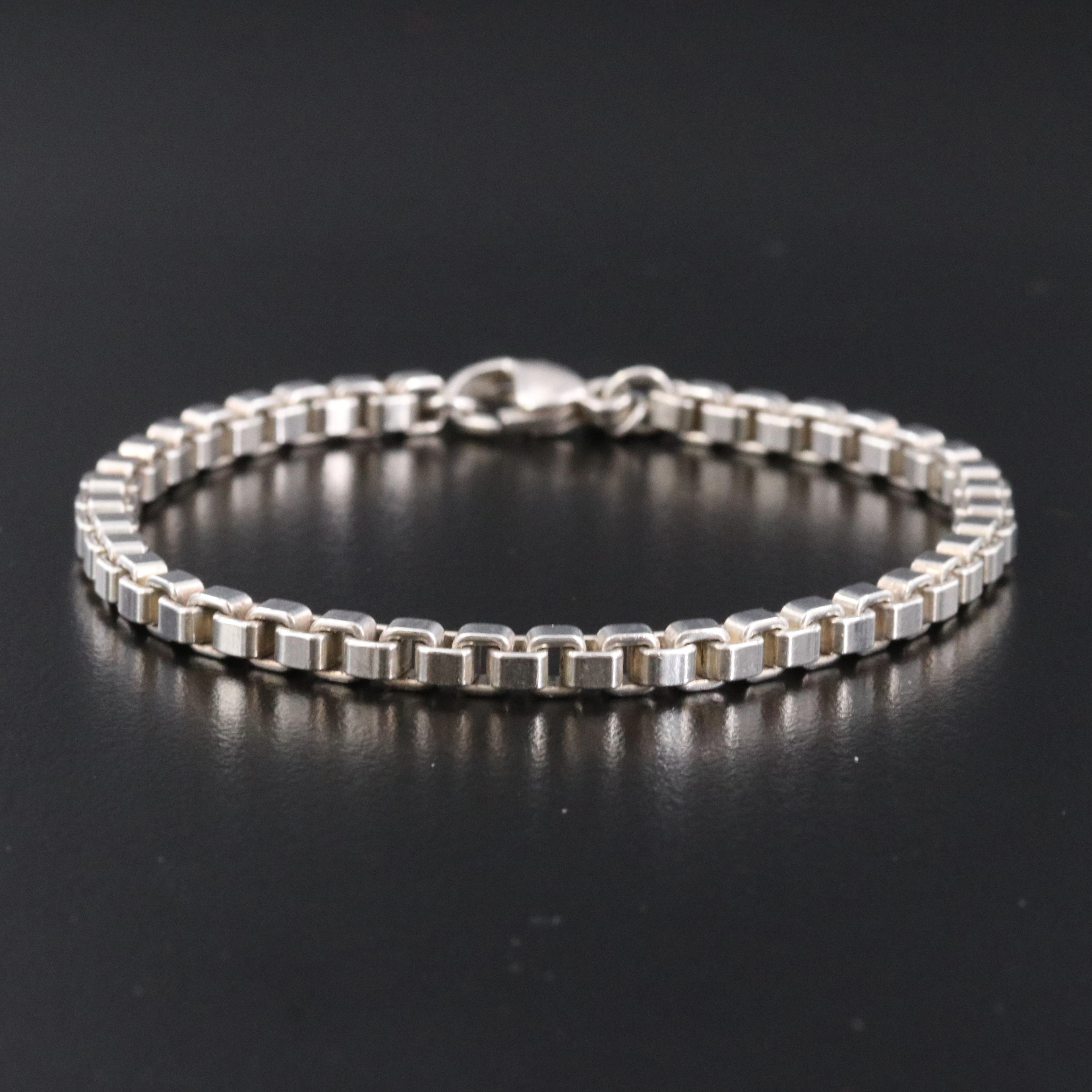 Tiffany & Co. Sterling Venetian Box Bracelet