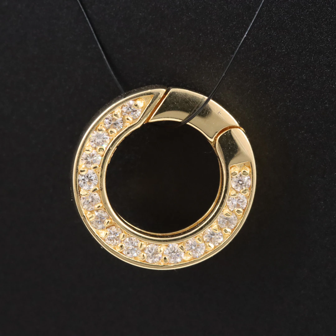 14K 0.25 CTW Diamond Clasp Pendant