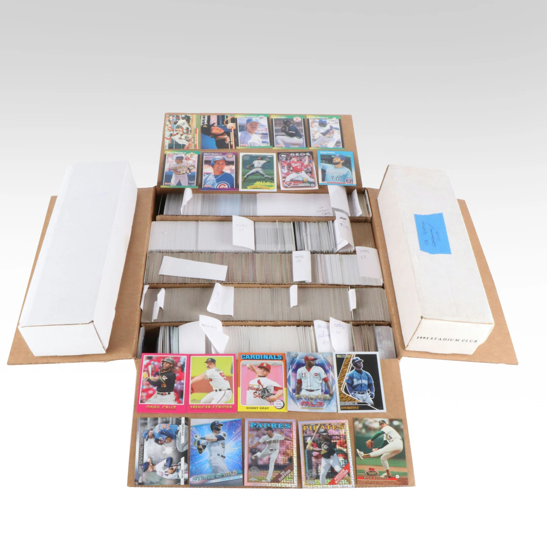 Over 4,000 Baseball Cards, 1980s to 2020s