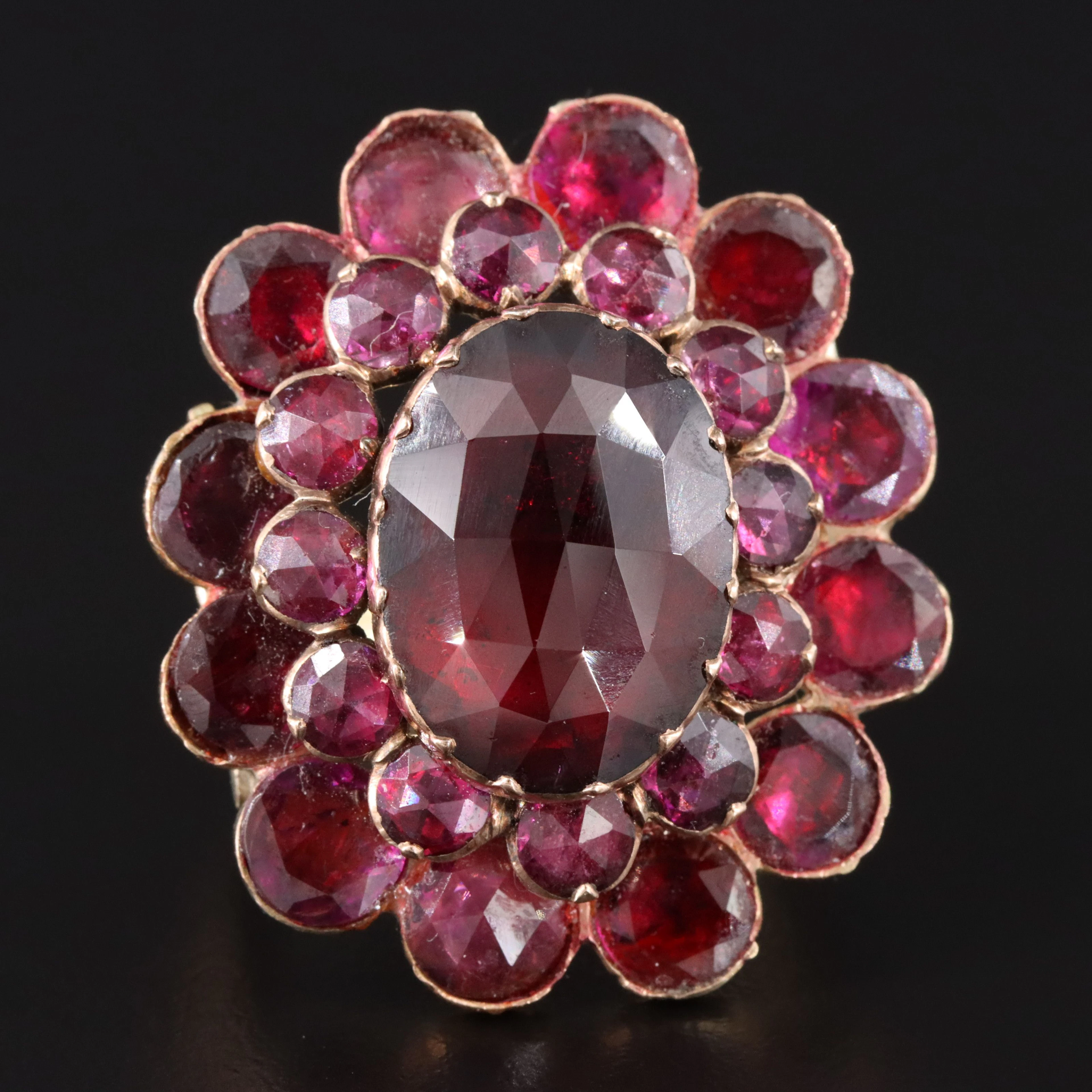14K Garnet Ring