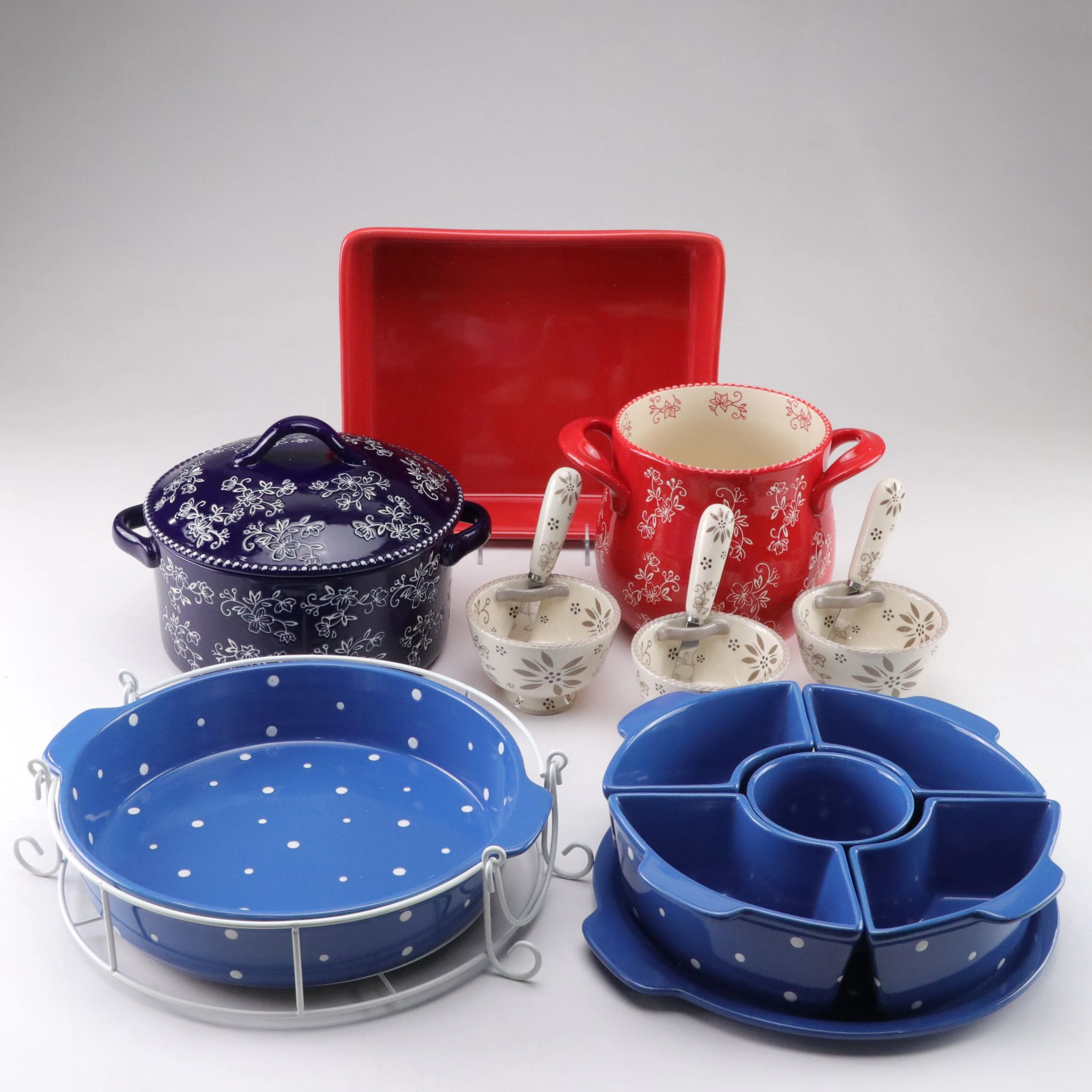 Temp-Tations by Tara Ceramic Bakeware and Serving Pieces