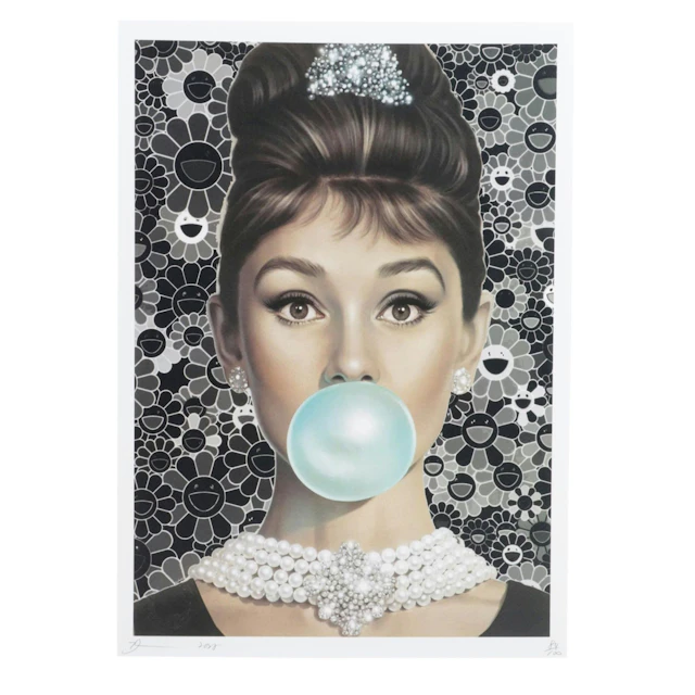 Death NYC Pop Art Homage to Audrey Hepburn x Takashi Murakami, 2025