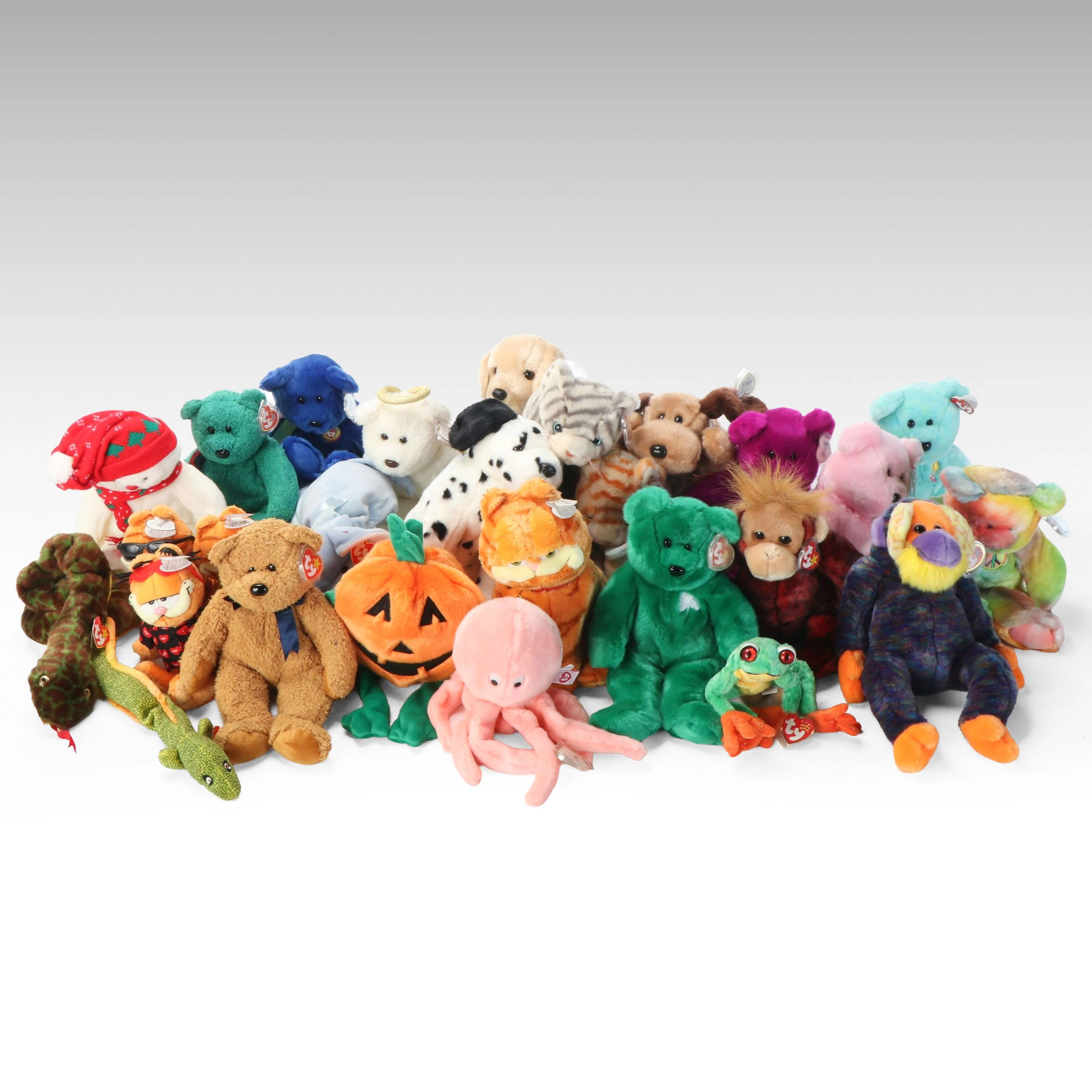 Ty "Squirt," "Amber," "Panama" and More Stuffed Toys, 1990s-2000s