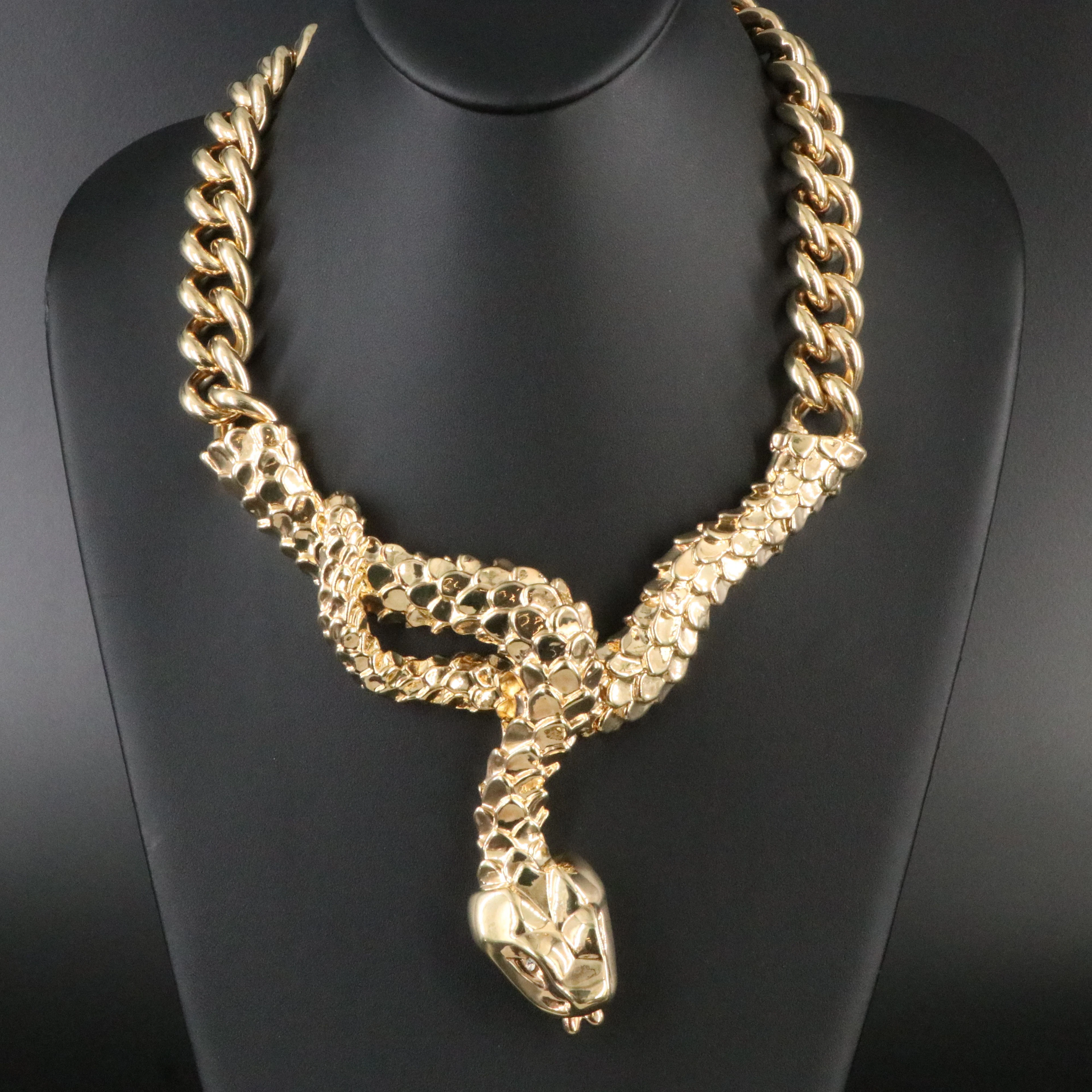 Braccialini Bronze Serpent Necklace