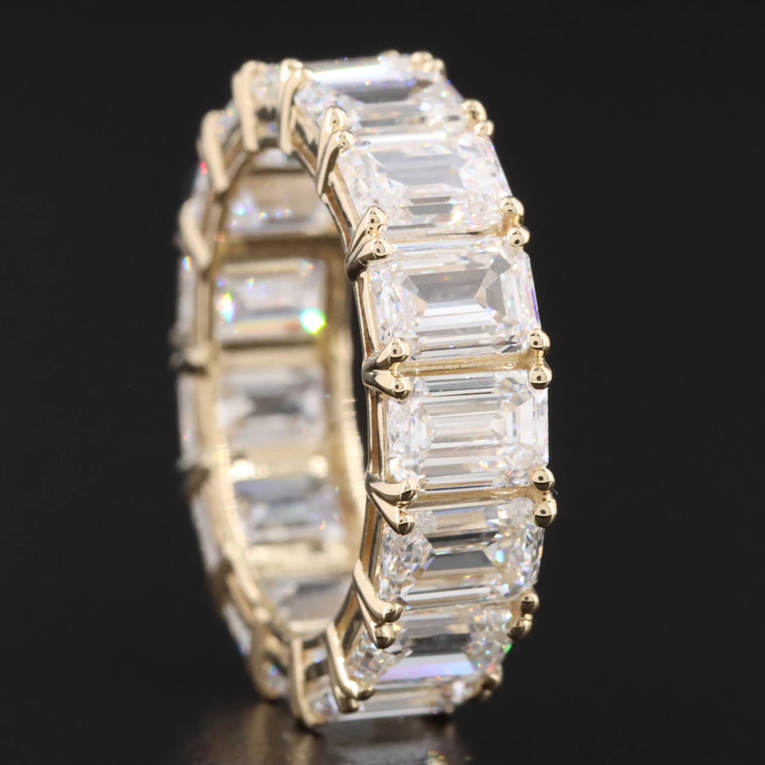 14K 8.62 CTW Lab Grown Diamond Eternity Band