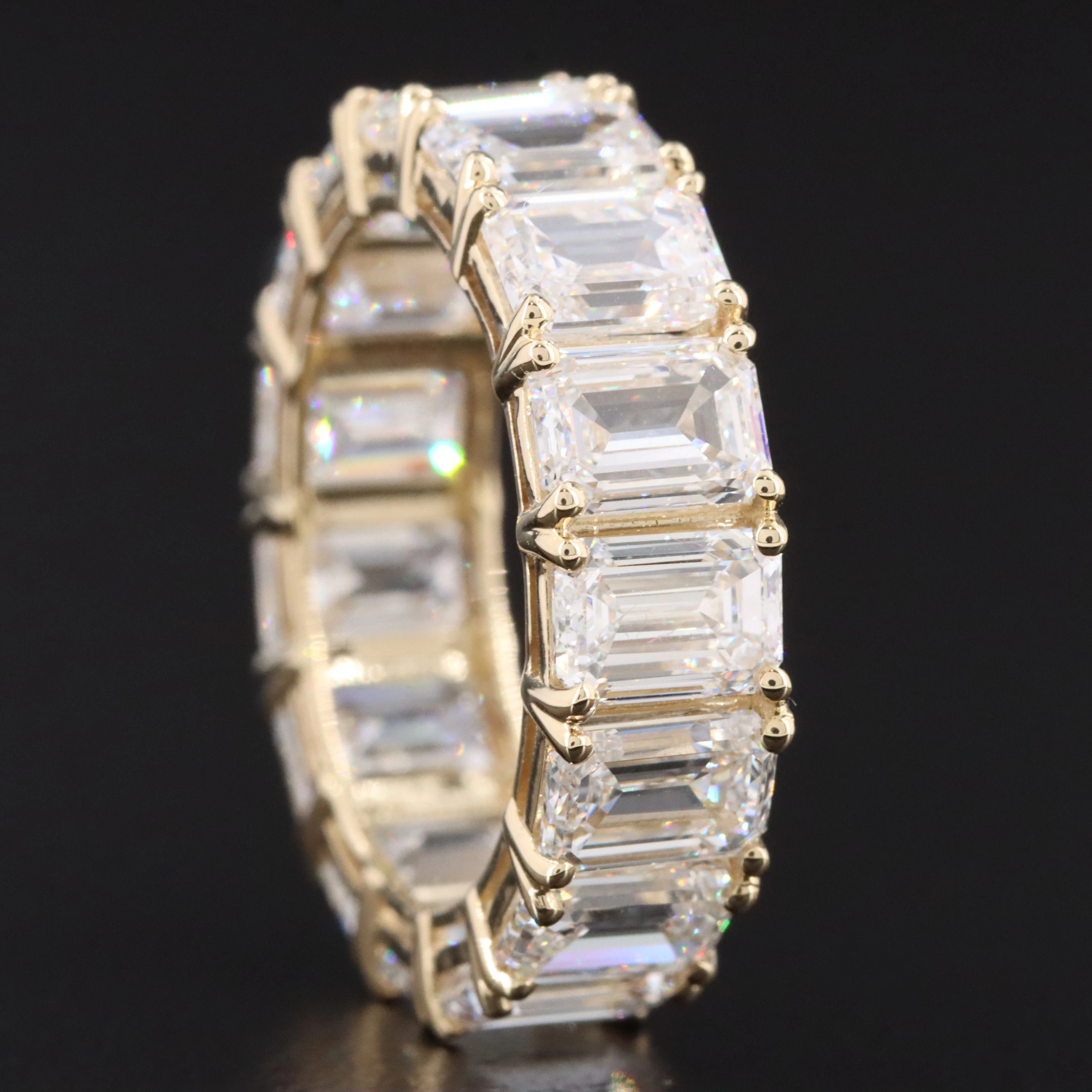 14K 8.62 CTW Lab Grown Diamond Eternity Band