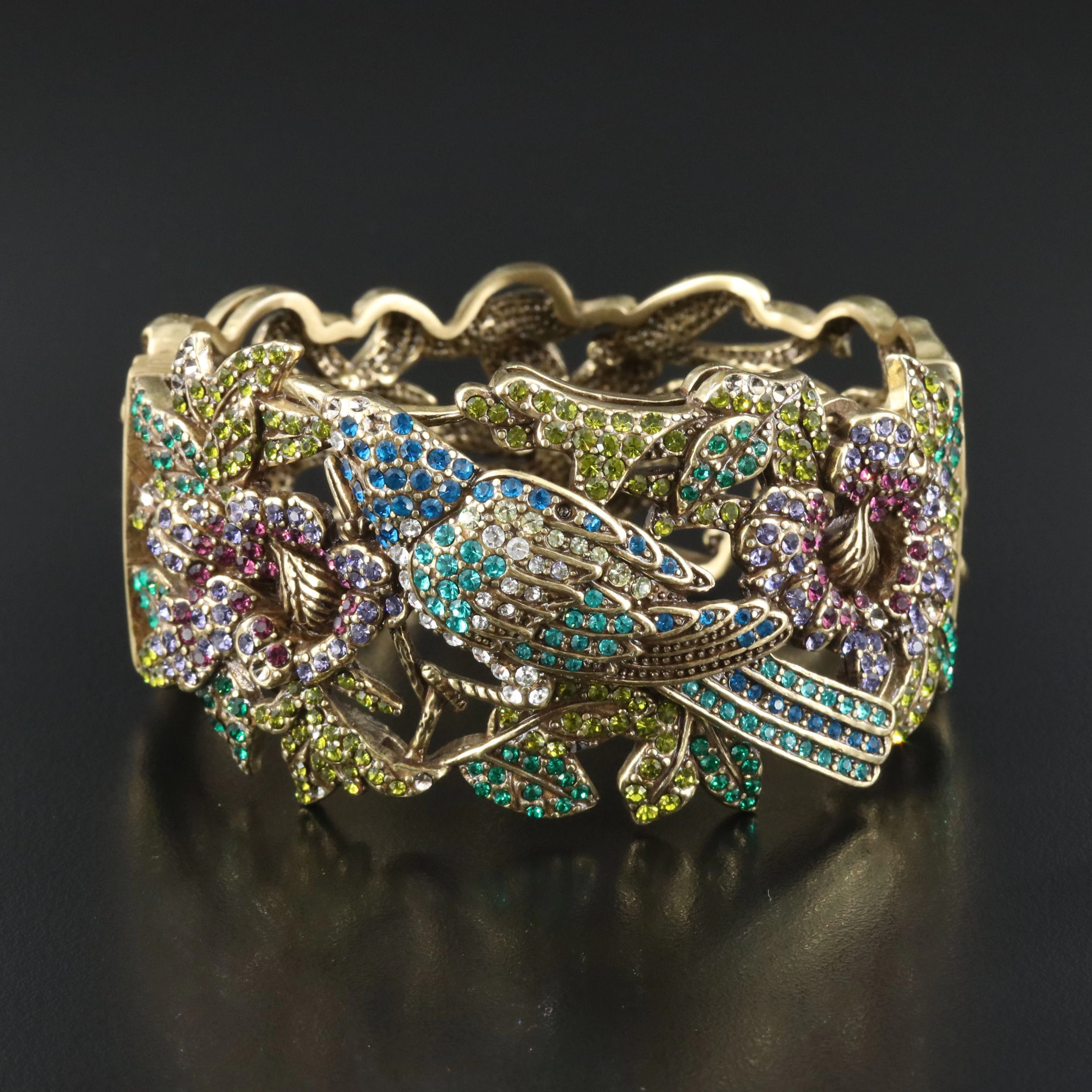 Rhinestone Bangle Bracelet