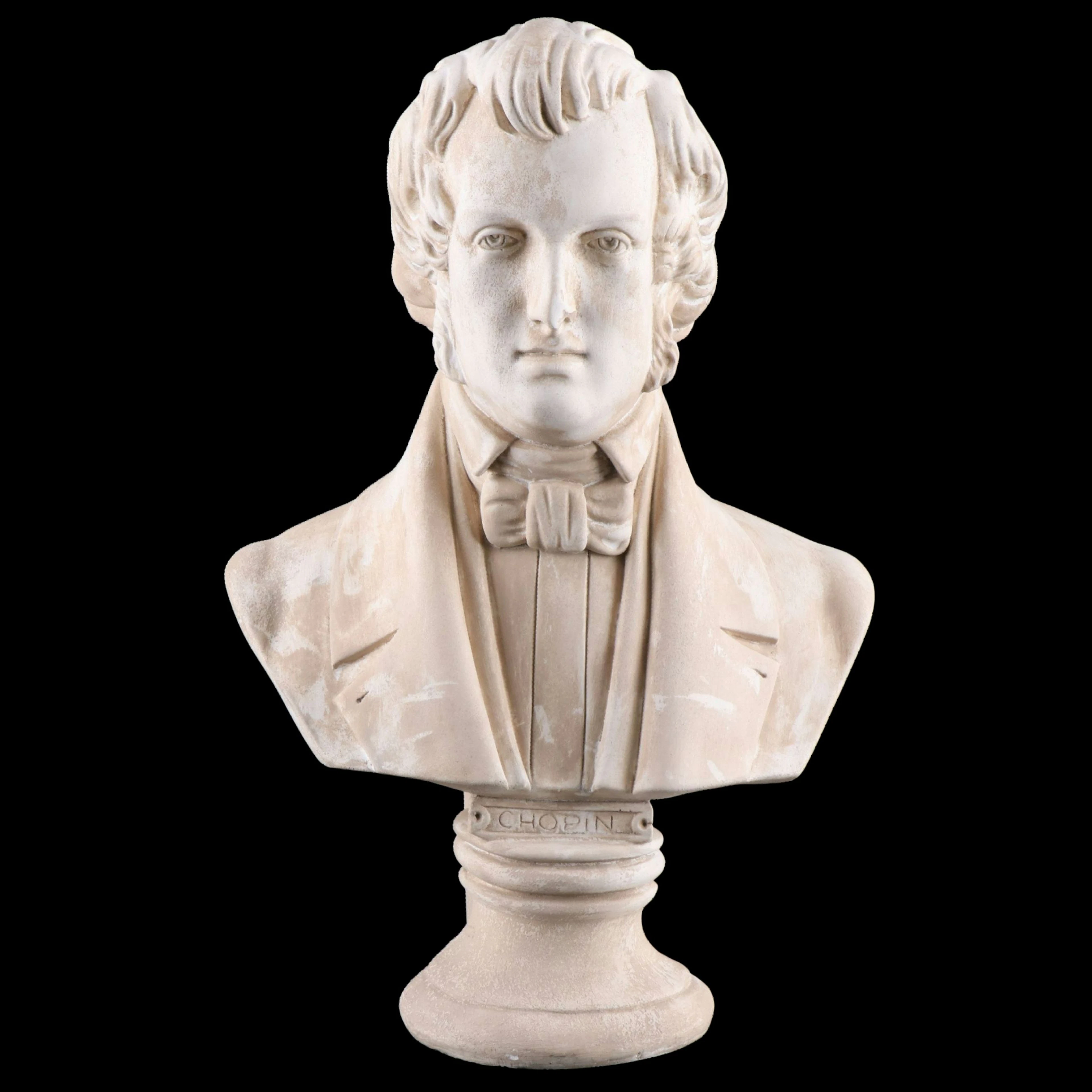 Cast Plaster Bust of Frédéric Chopin