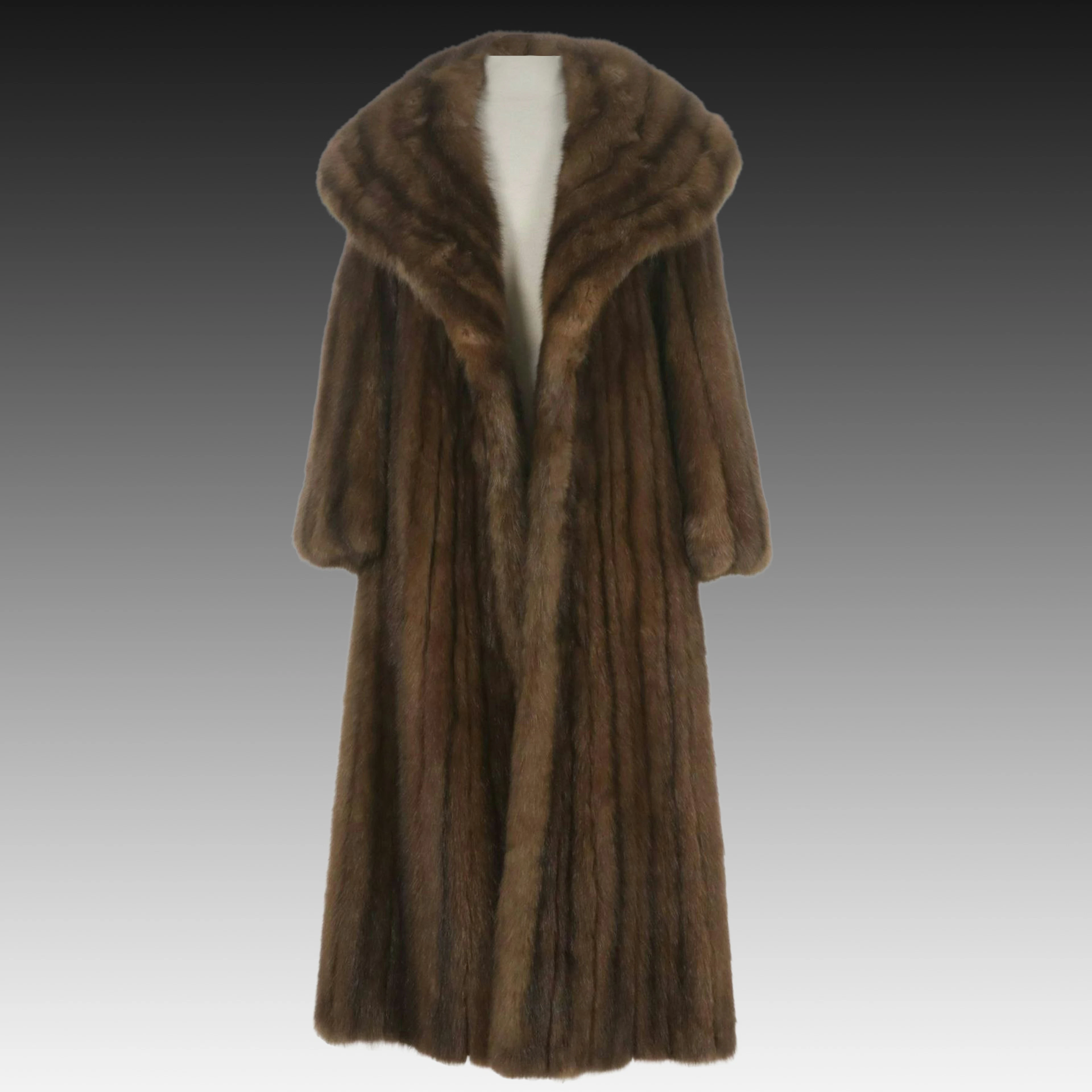 Russian Royal Crown Sable Full Length Fur Coat by Mary McFadden