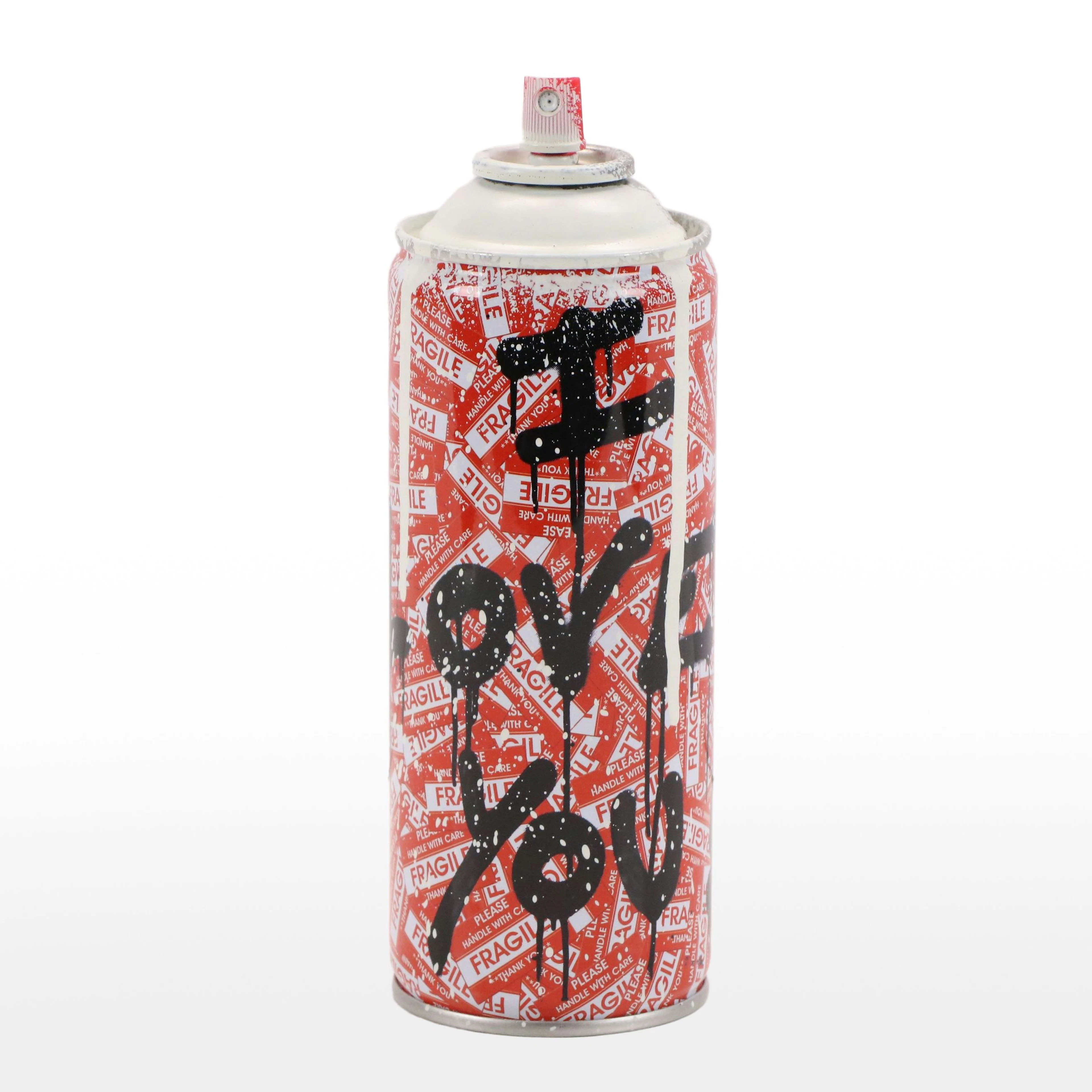 Mr. Brainwash Spray Paint Can "I Love You," 2017
