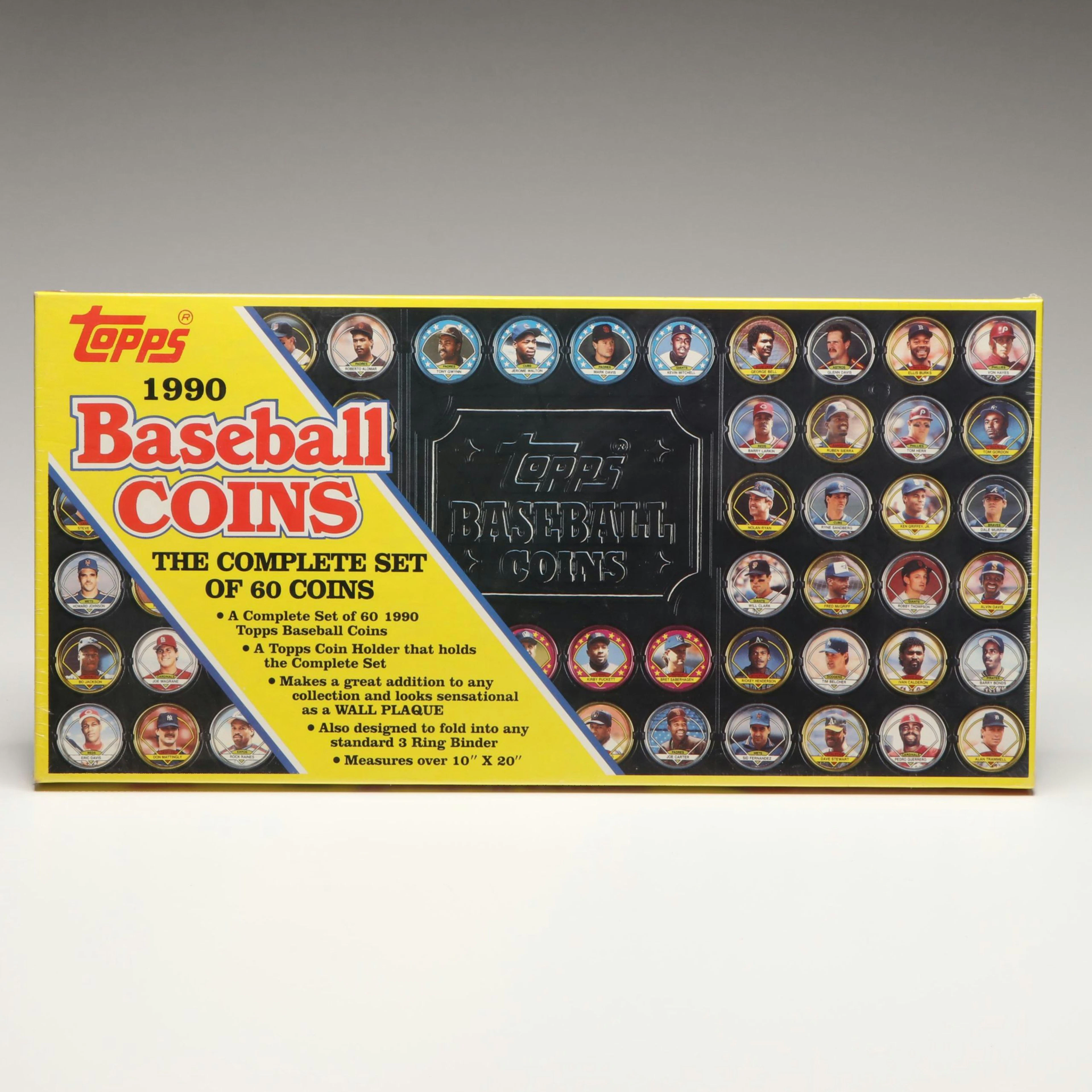 Topps "1990 Baseball Coins" Unopened Complete Set