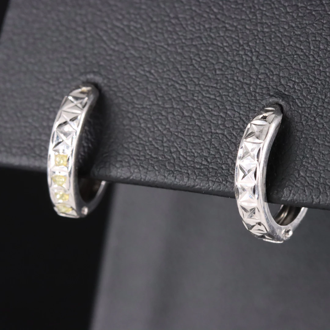 14K Resin Hoop Earrings