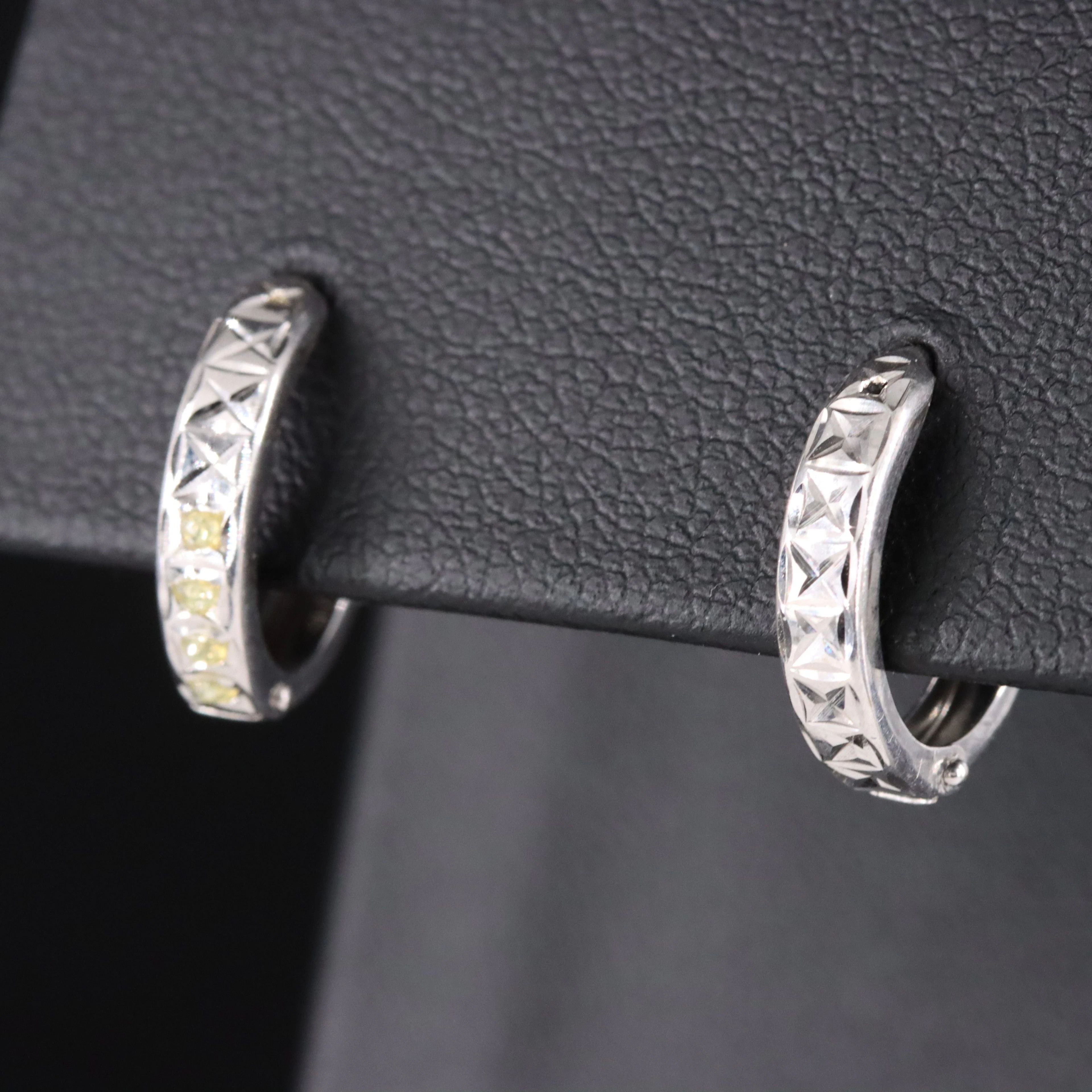 14K Resin Hoop Earrings