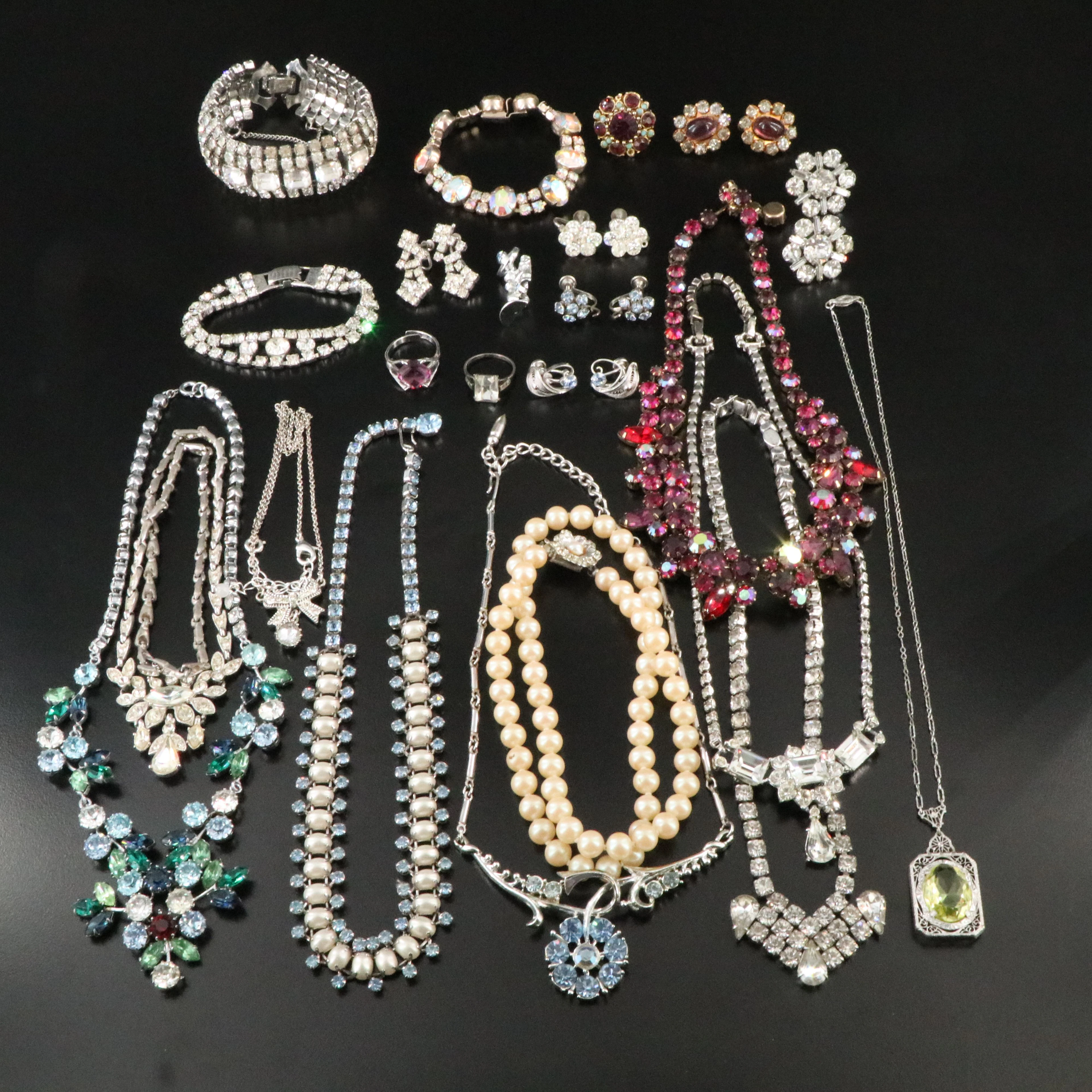Vintage Rhinestone Jewelry Collection