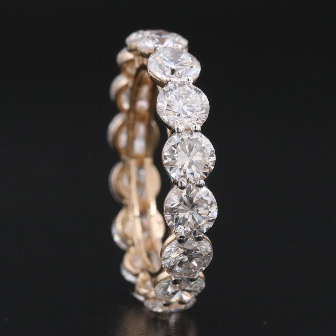 14K 5.33 CTW Lab Grown Diamond Eternity Band