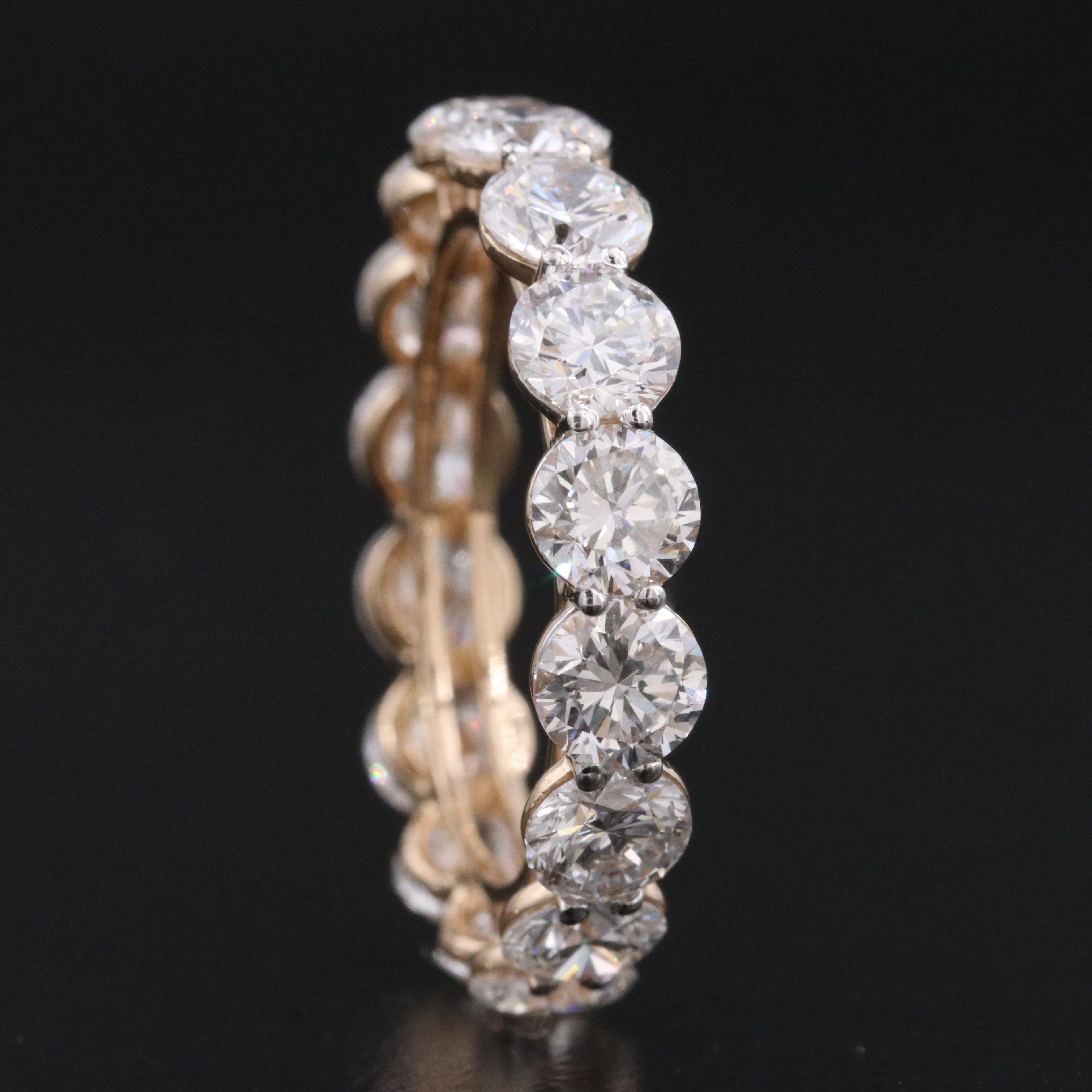 14K 5.33 CTW Lab Grown Diamond Eternity Band