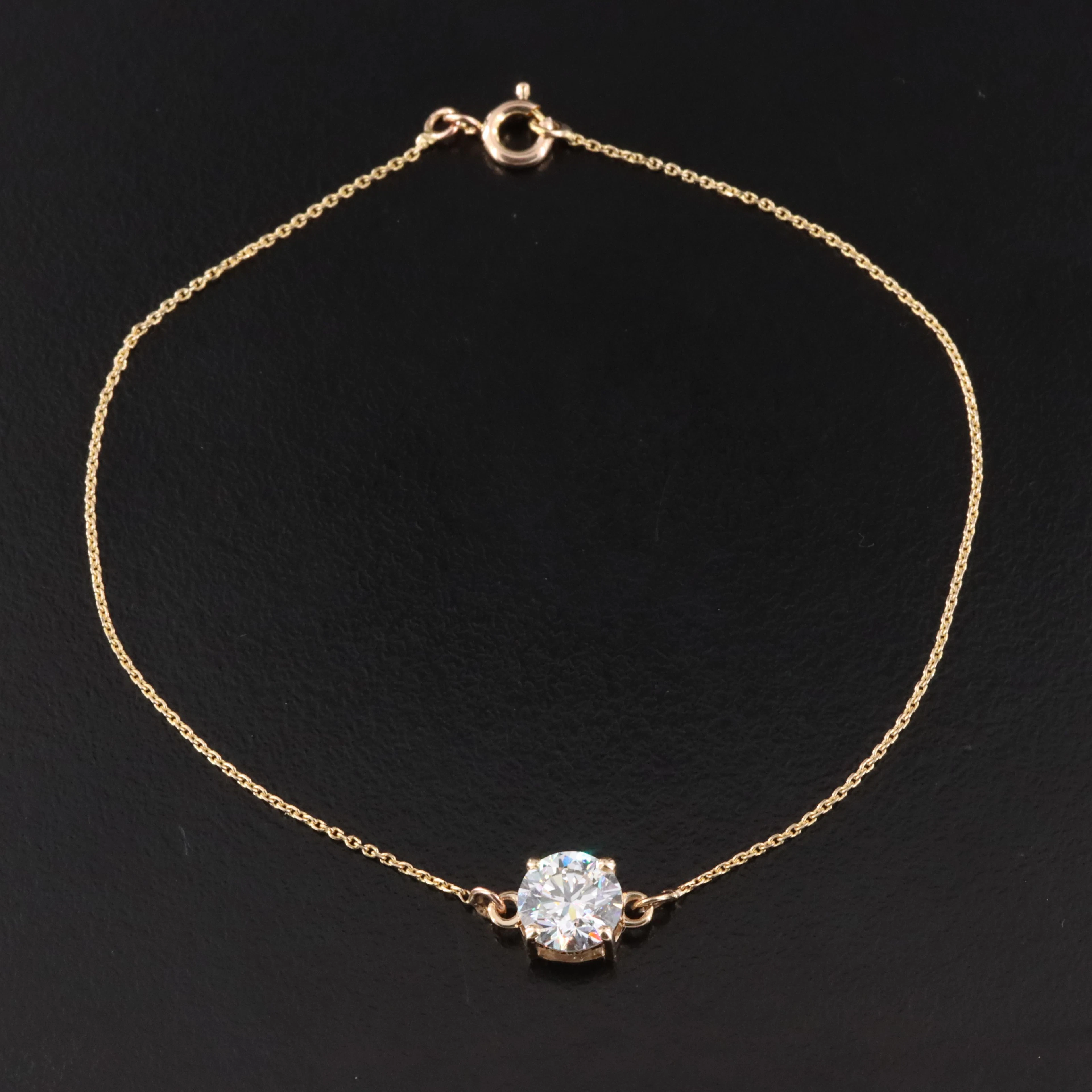 14K 1.17 CT Lab Grown Diamond Bracelet with IGI Report