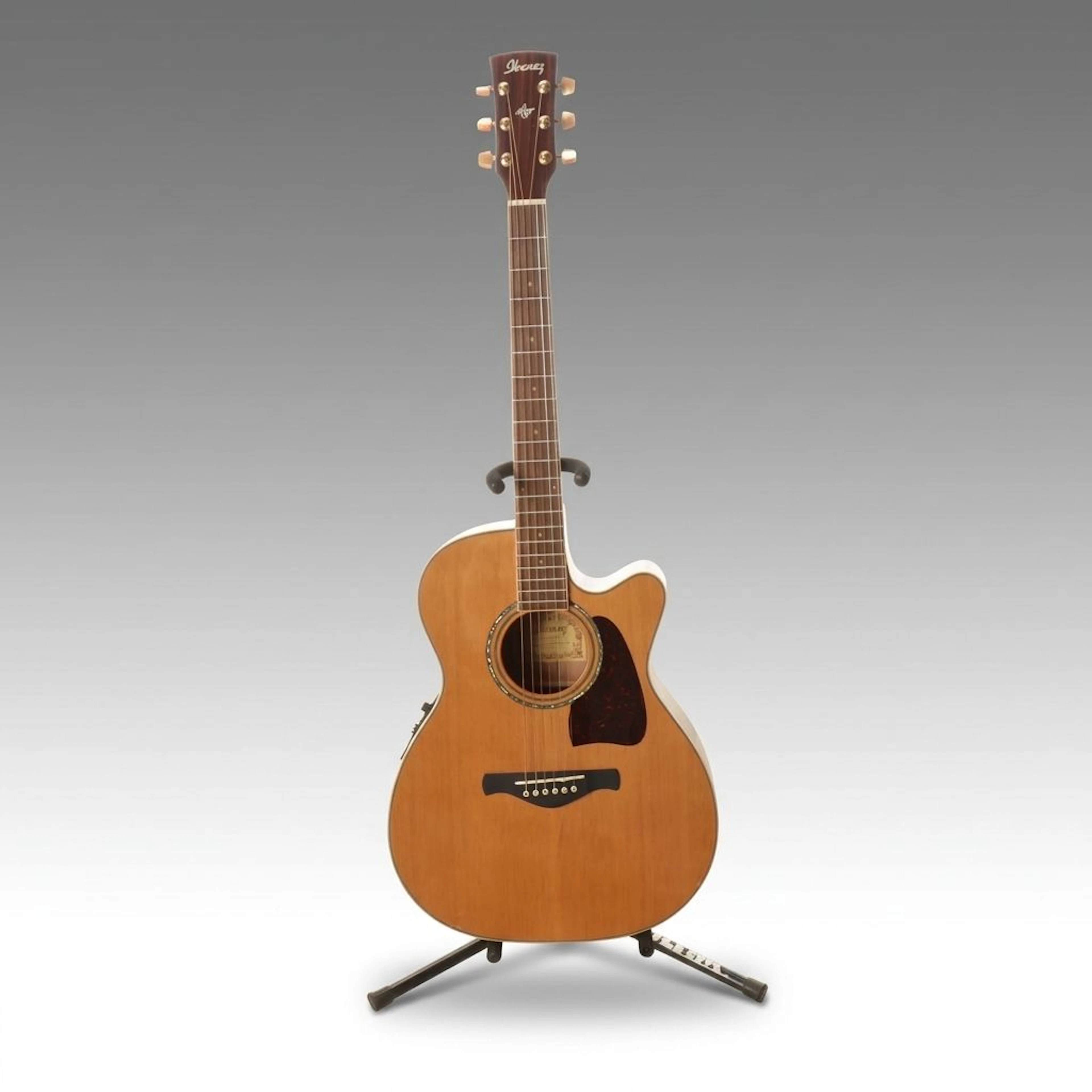 Ibanez "Artwood" Grand Concert Acoustic-Electric Guitar with Abalone Inlay