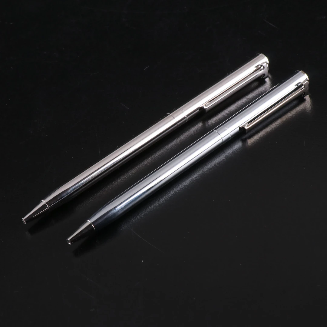 Tiffany & Co. Stainless Steel T-Clip Ballpoint Pens