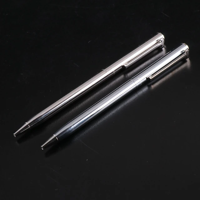 Tiffany & Co. Stainless Steel T-Clip Ballpoint Pens