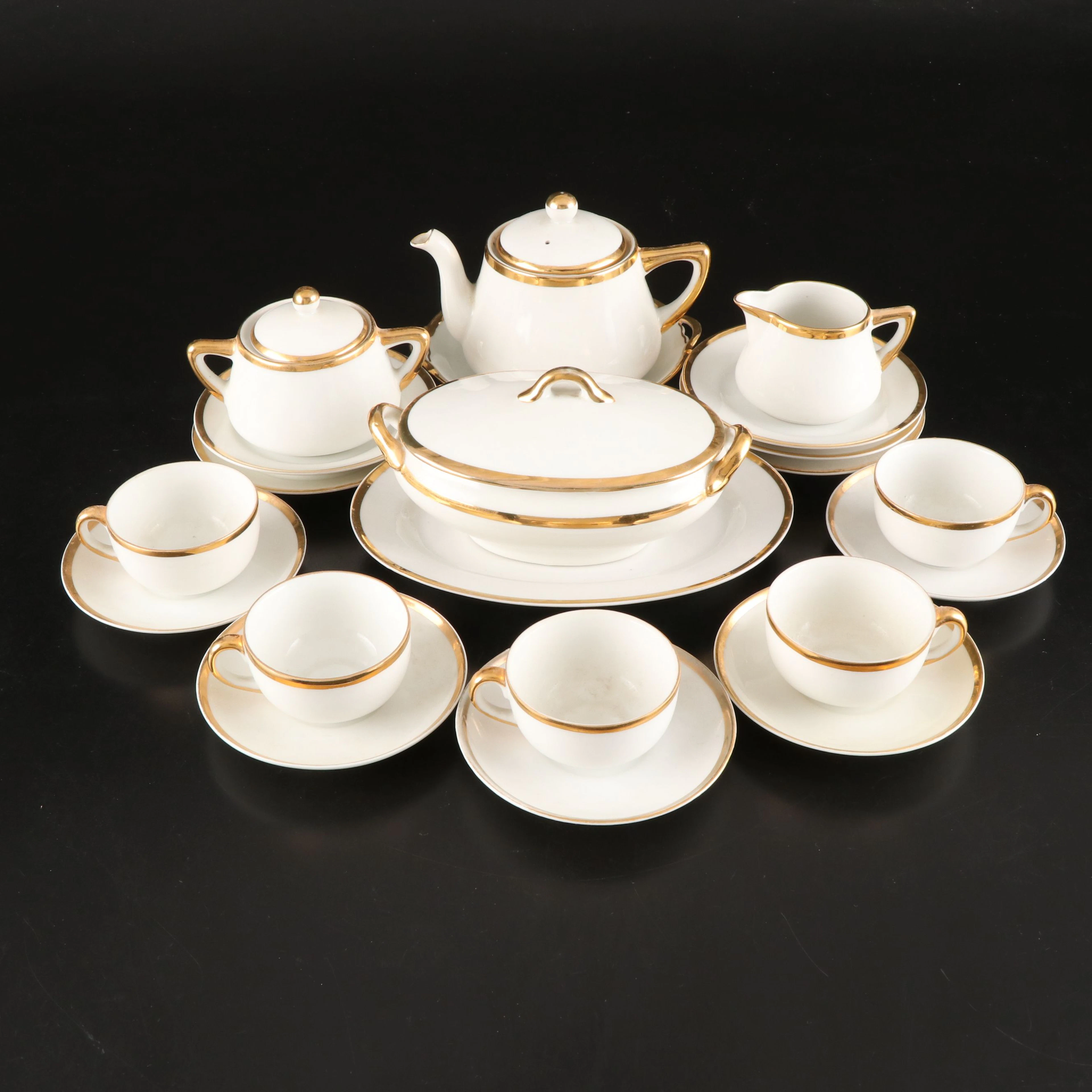 Noritake "Goldera" Bone-China Children's Tea Set