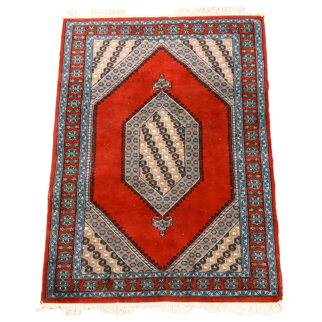 3'2 x 5'9 Hand-Knotted Persian Bijar Area Rug