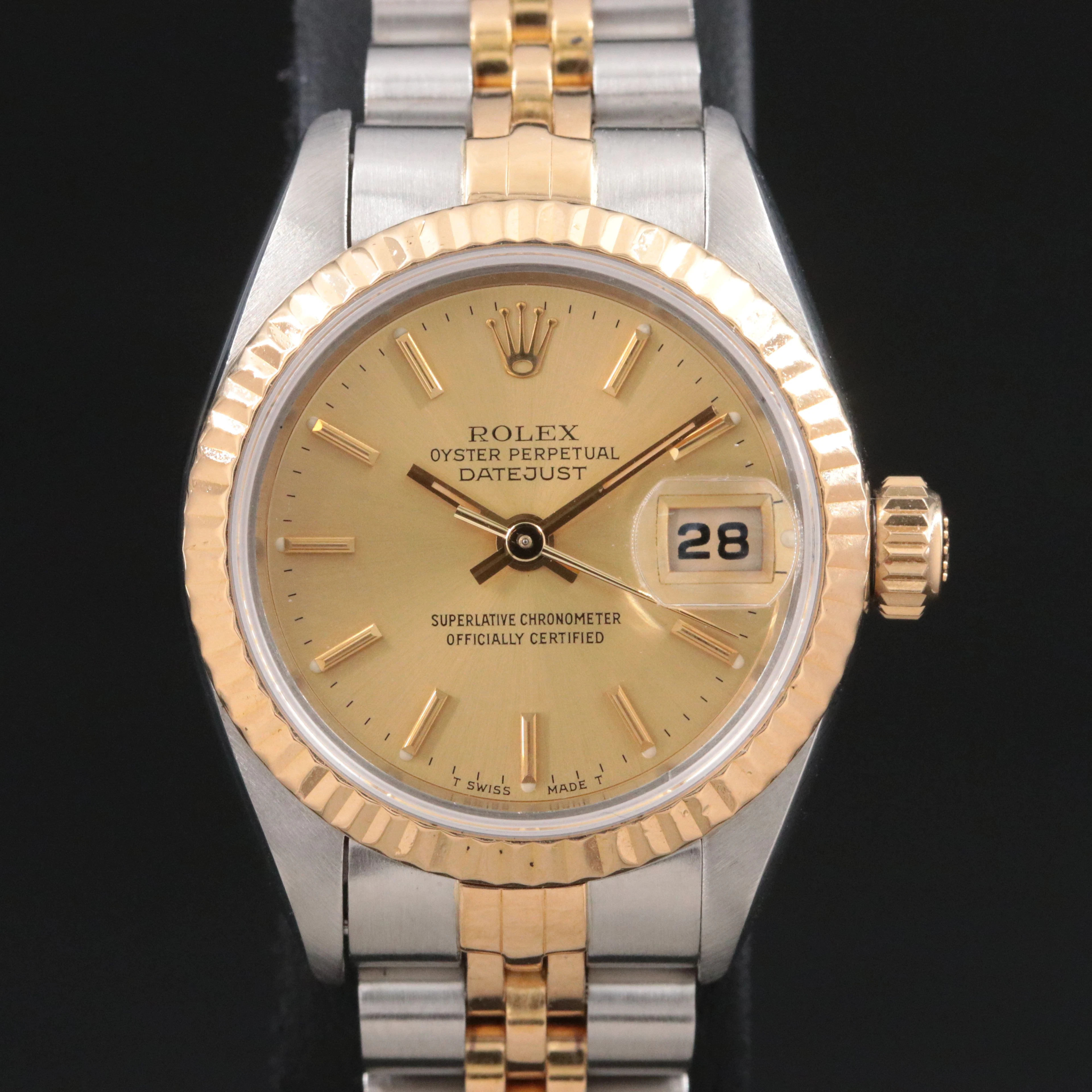 Rolex Datejust 69173 18K & Steel Vintage Watch c.1991