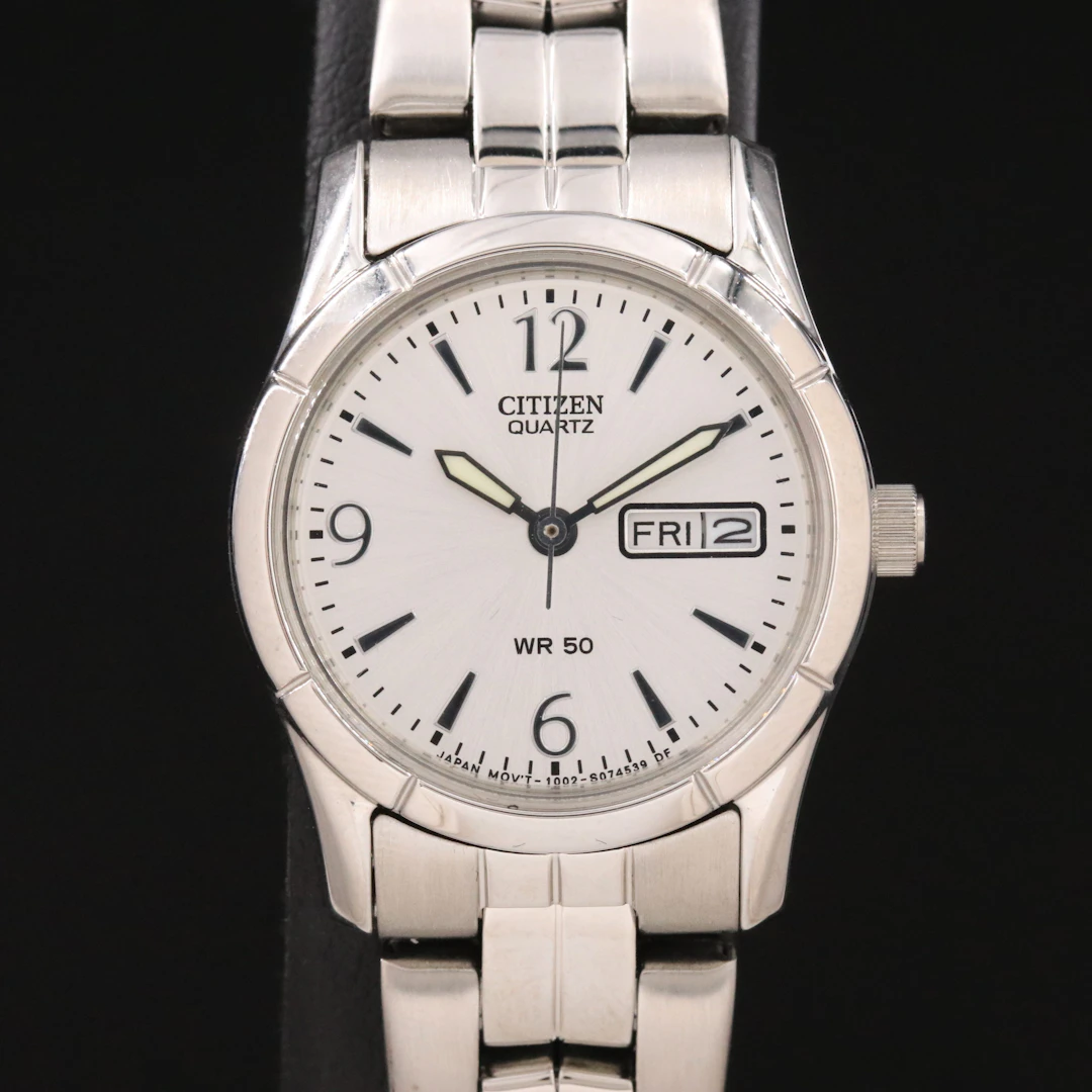 Citizen Women's Classic Day-Date Stainless Steel Quartz Watch