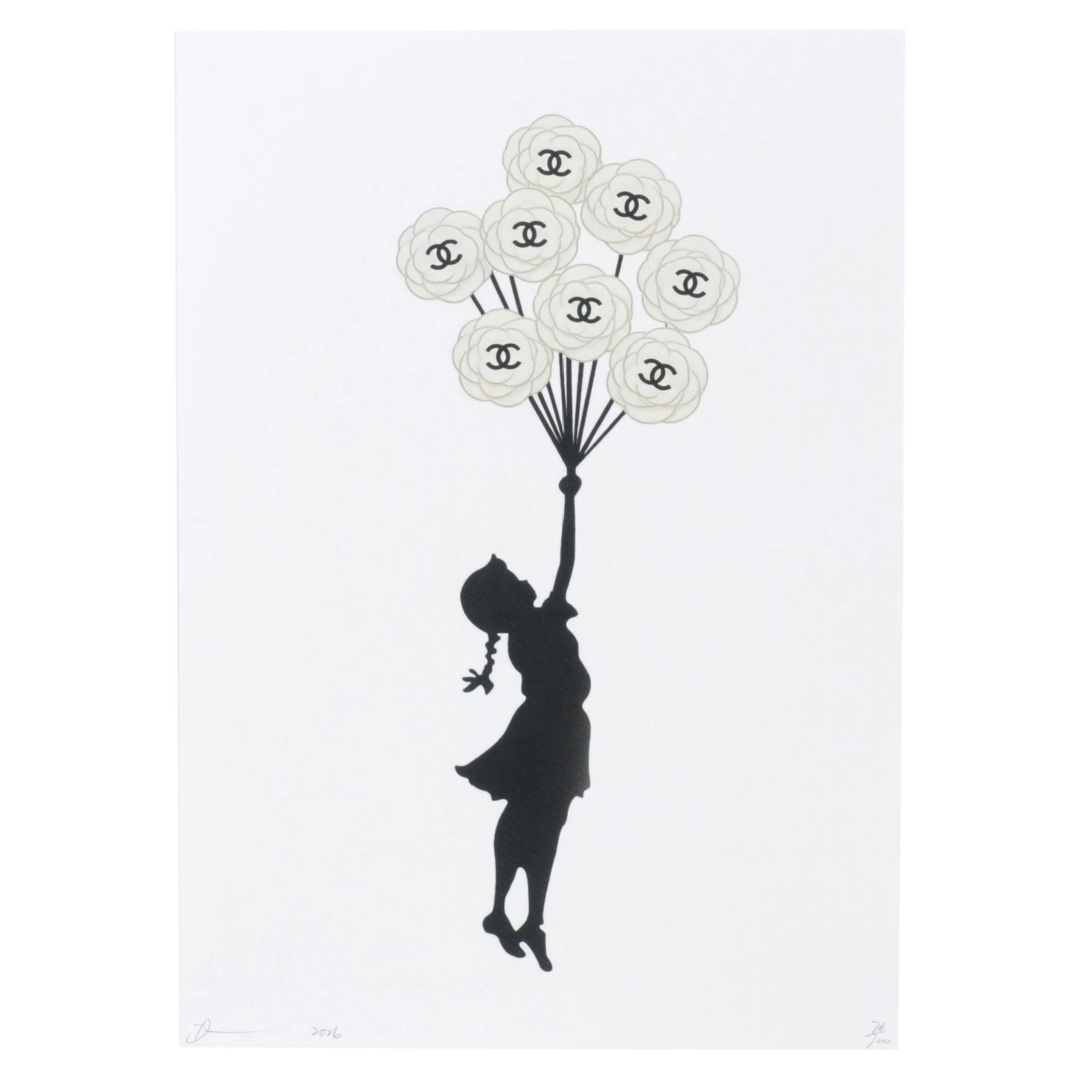 Death NYC Pop Art Graphic Print Homage to Banksy X Chanel, 2026