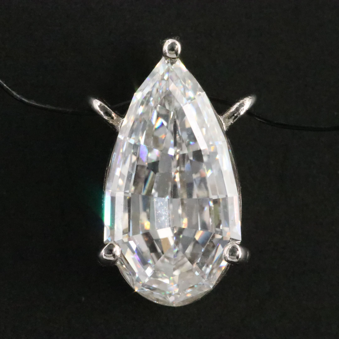 14K Pendant Setting with 1.81 CT Lab Grown Diamond and IGI Report