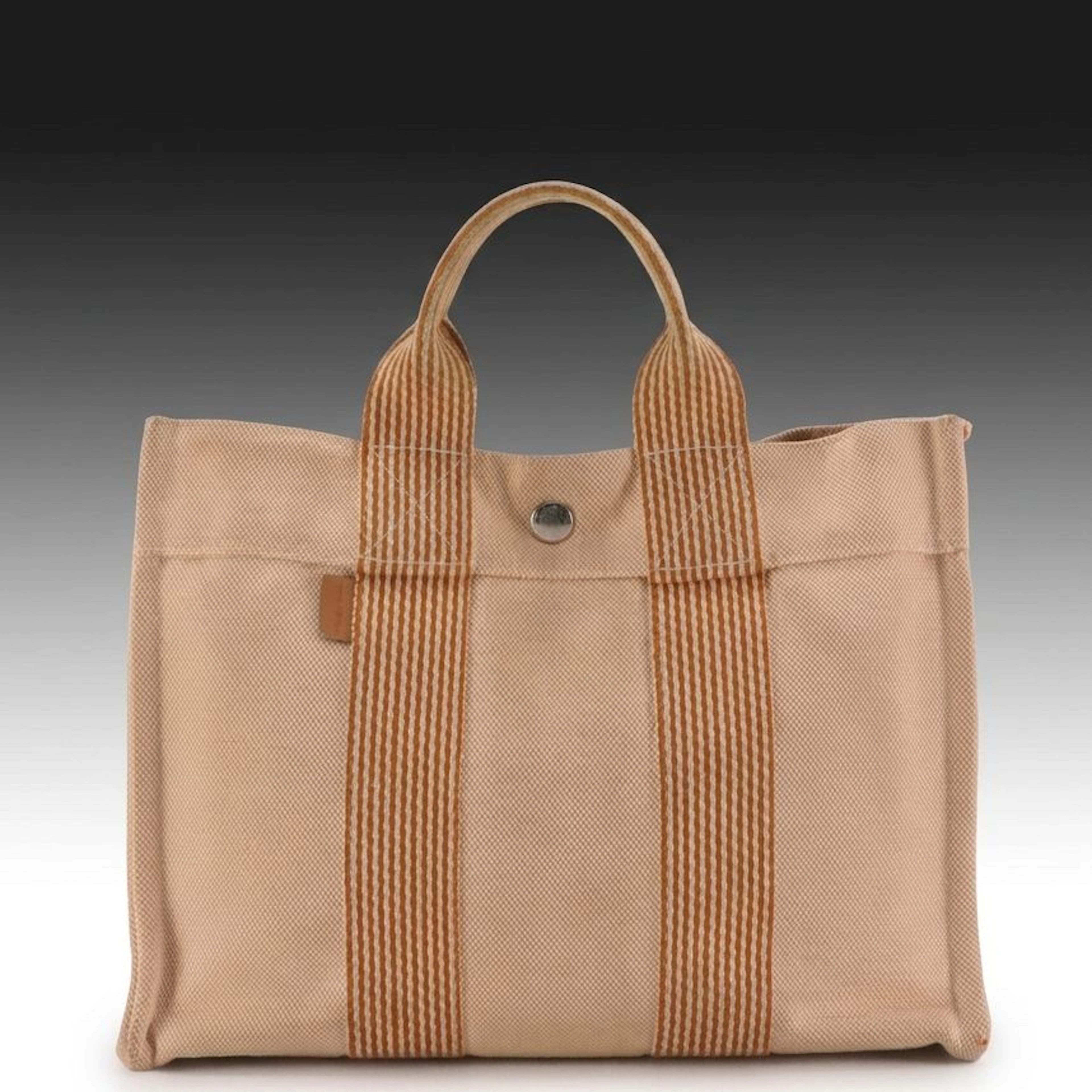 Hermès Fourre-Tout PM Handbag in Cotton Canvas