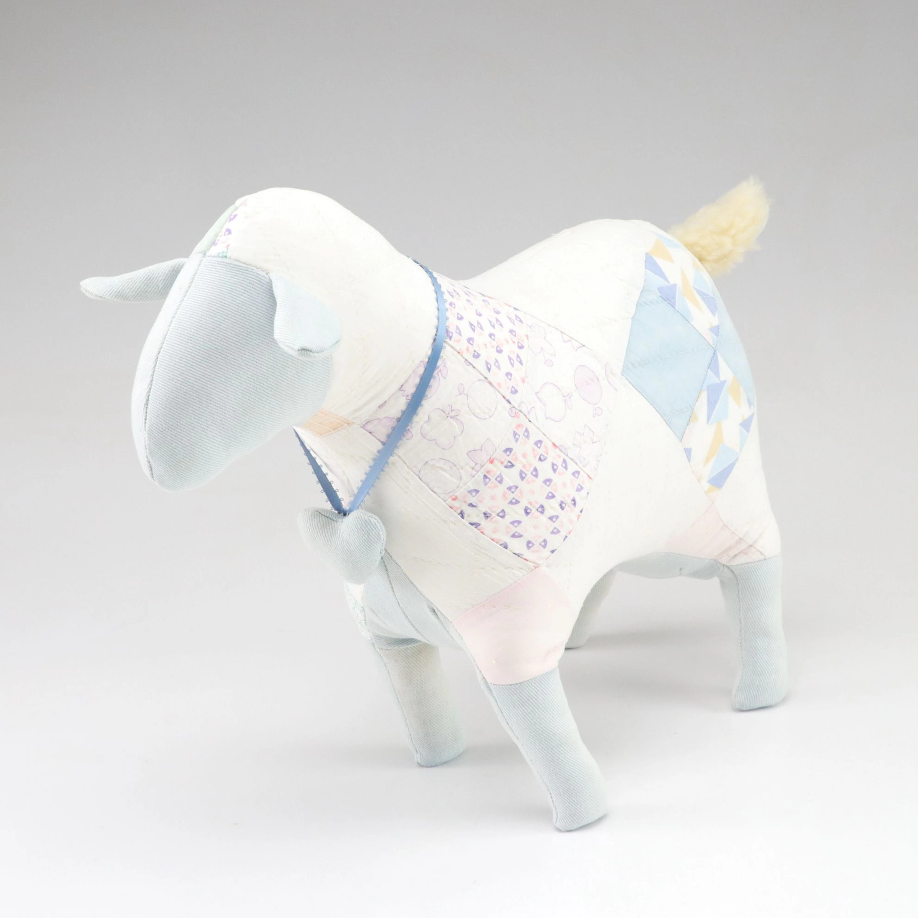 Handmade Patchwork Stuffed Toy Sheep